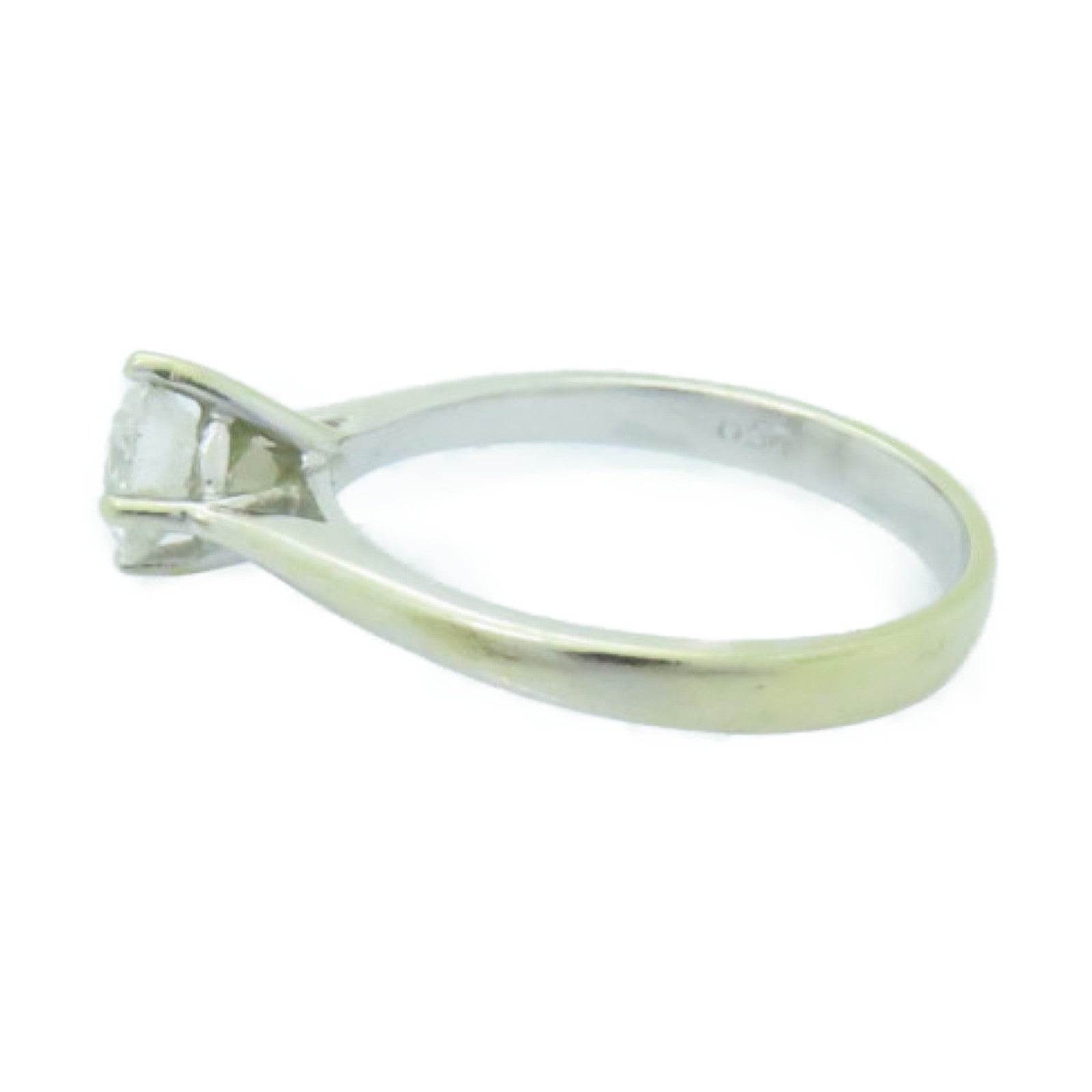 JEWELRY **【激減優惠】18K白金Diamond Ring 0.50ct鑽石戒指US#5.5