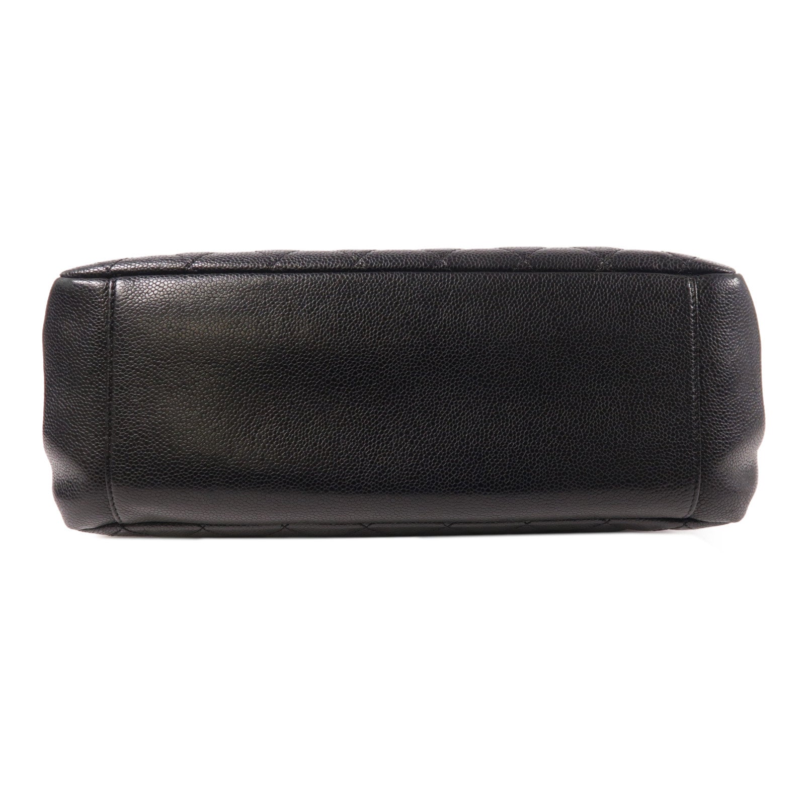 CHANEL CC SHW GST Chain Shoulder Bag Calfskin Leather Black