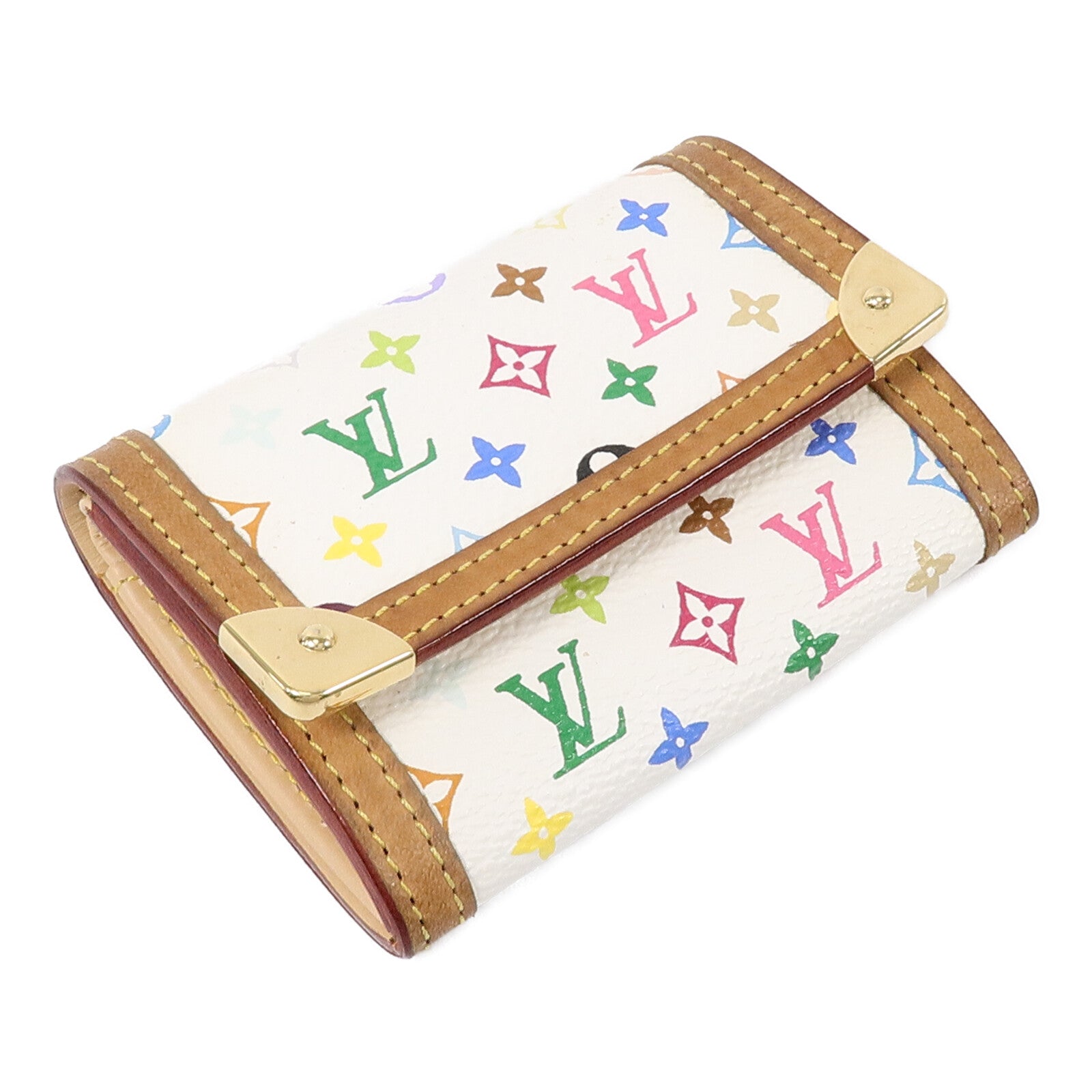 LOUIS VUITTON Monogram Muiticolore Porte-Monnaie Plat零錢包
