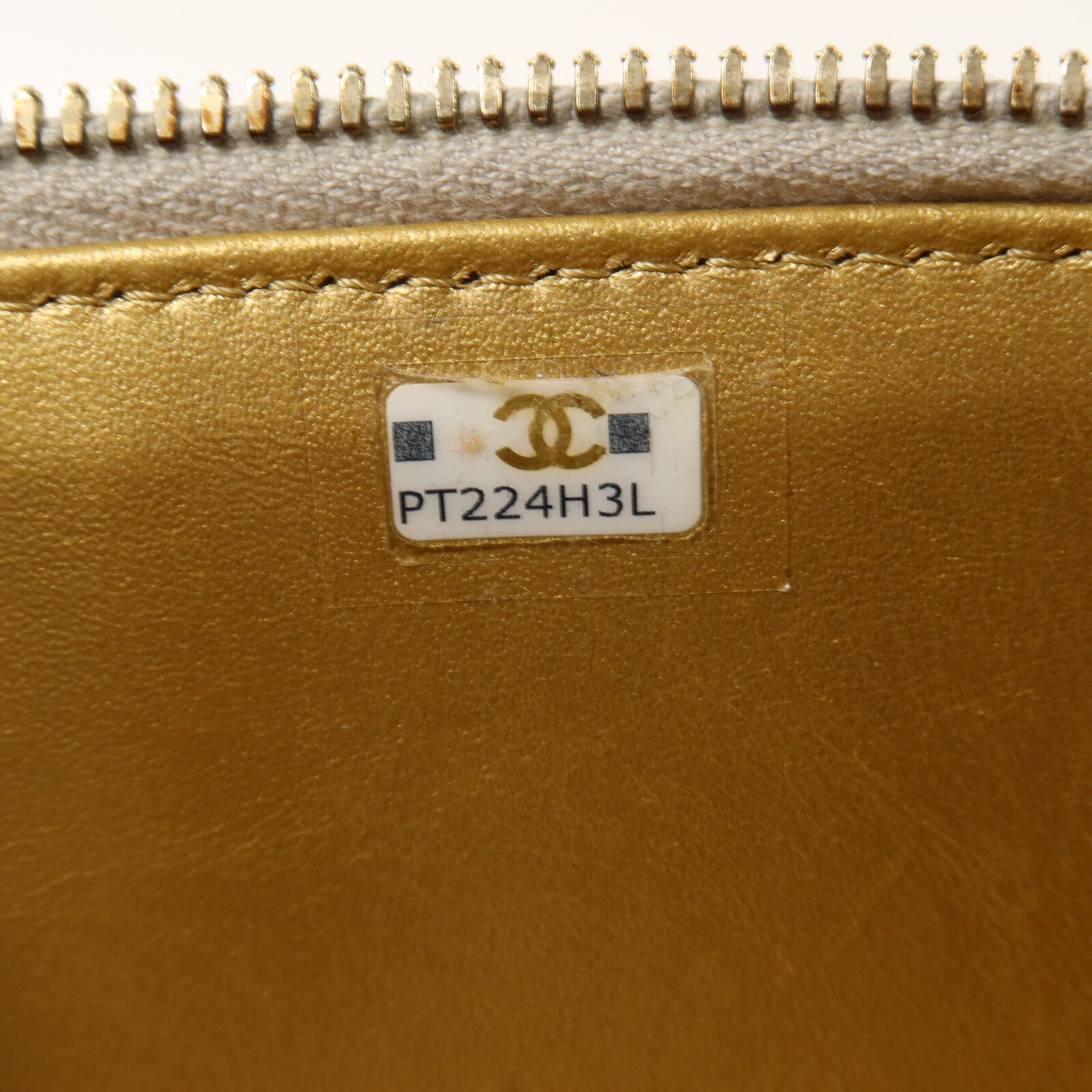 CHANEL 羊皮皮革Vanity Case鏈帶肩背袋