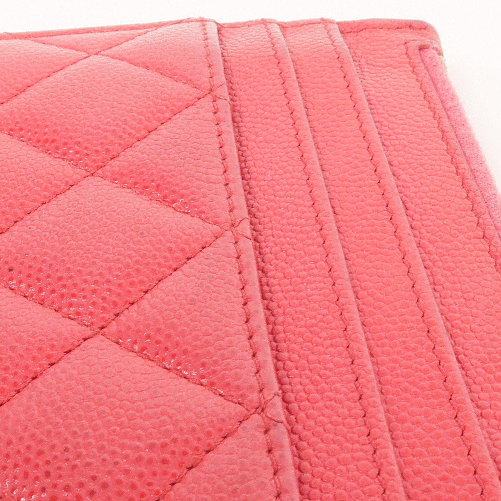 CHANEL 牛皮皮革Card Case金扣卡片套