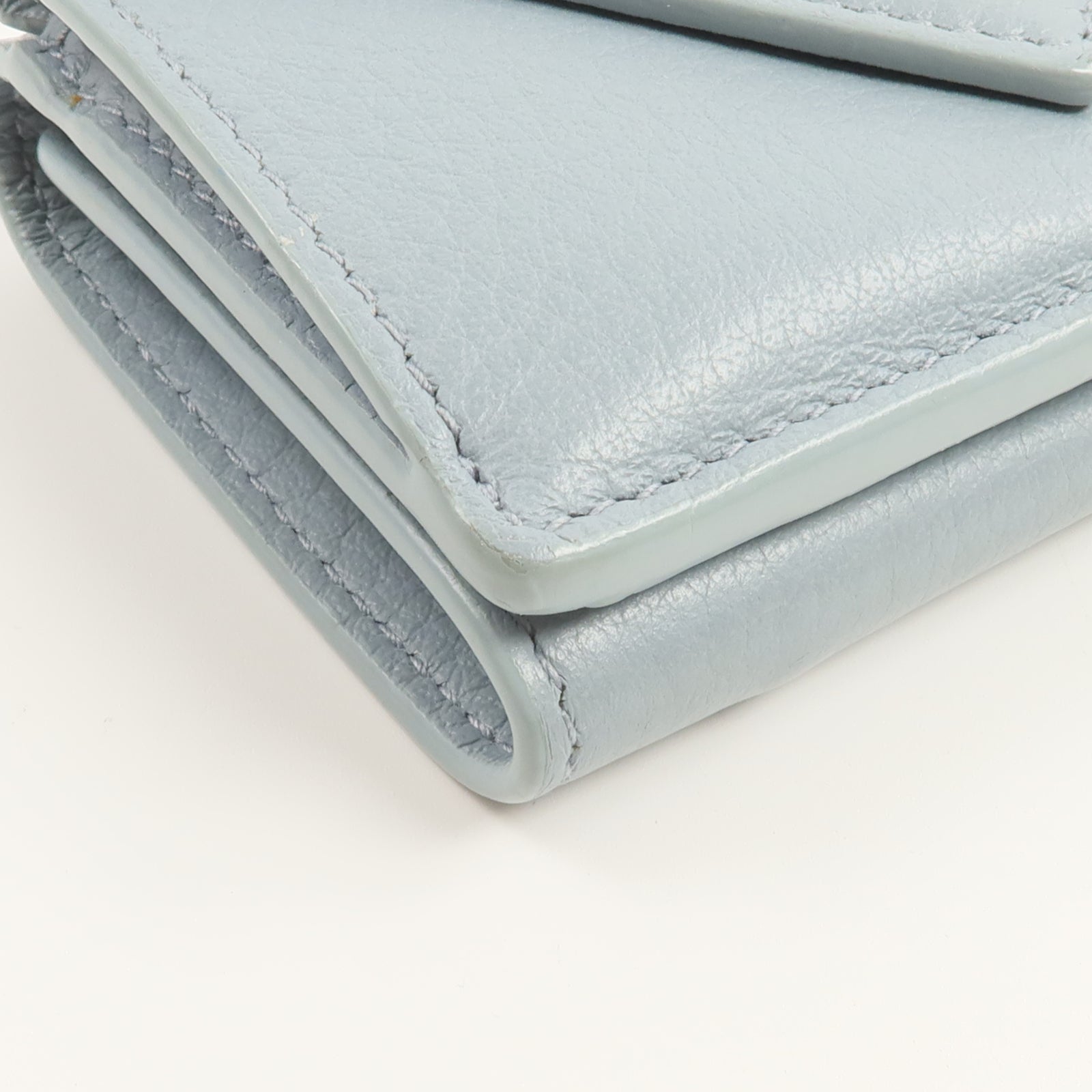 BALENCIAGA 牛皮皮革Tri-fold Compact Wallet錢包