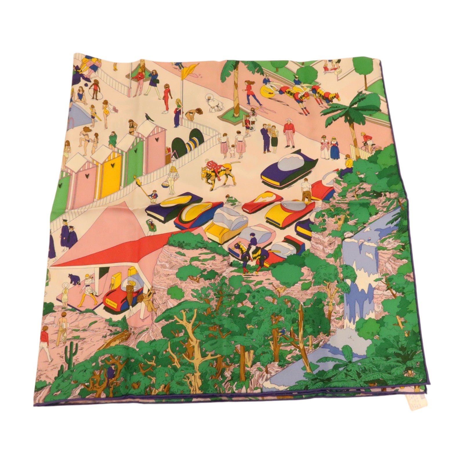 HERMES 絲質Scarf 90x90cm絲巾