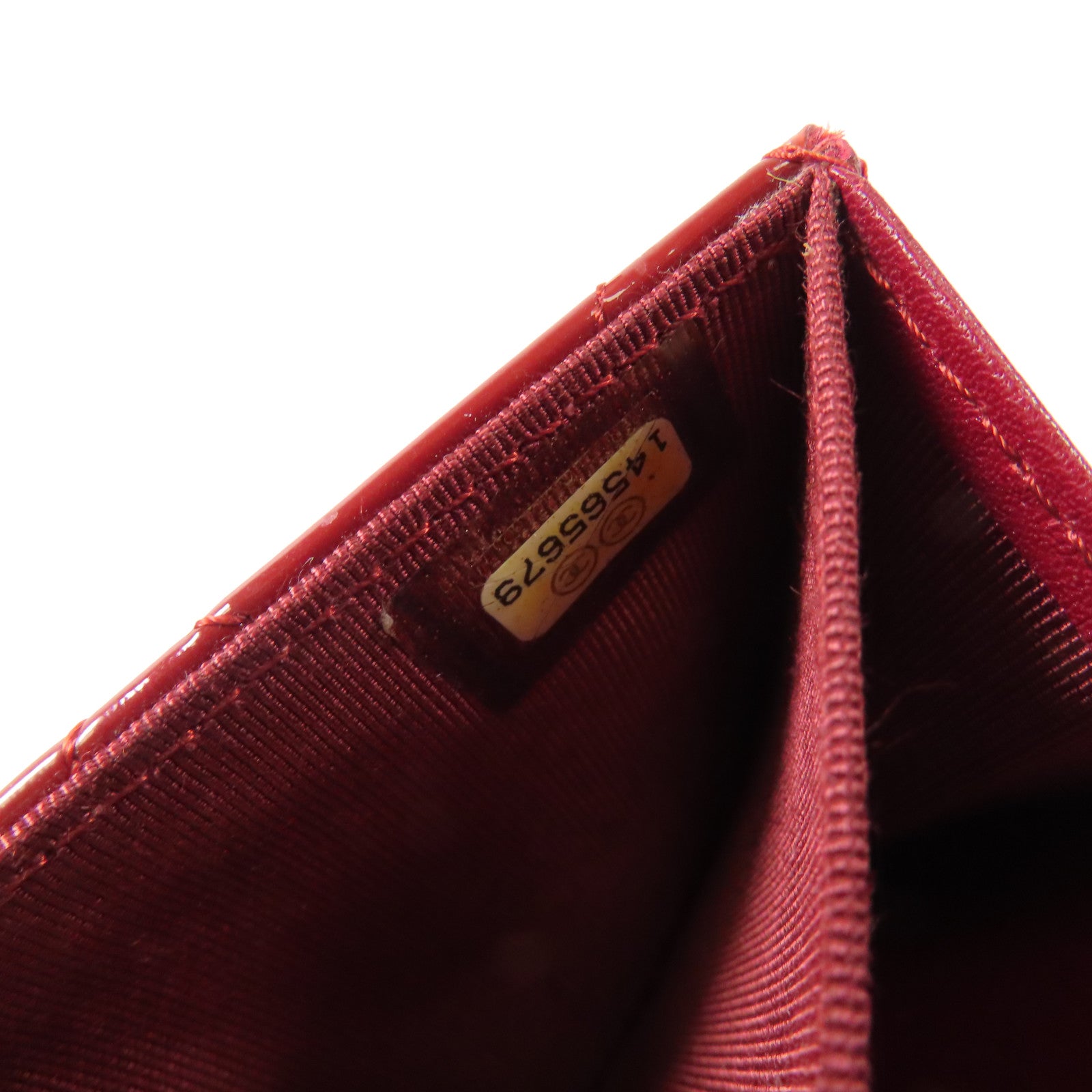 CHANEL 漆皮皮革Card Case銀扣卡片套