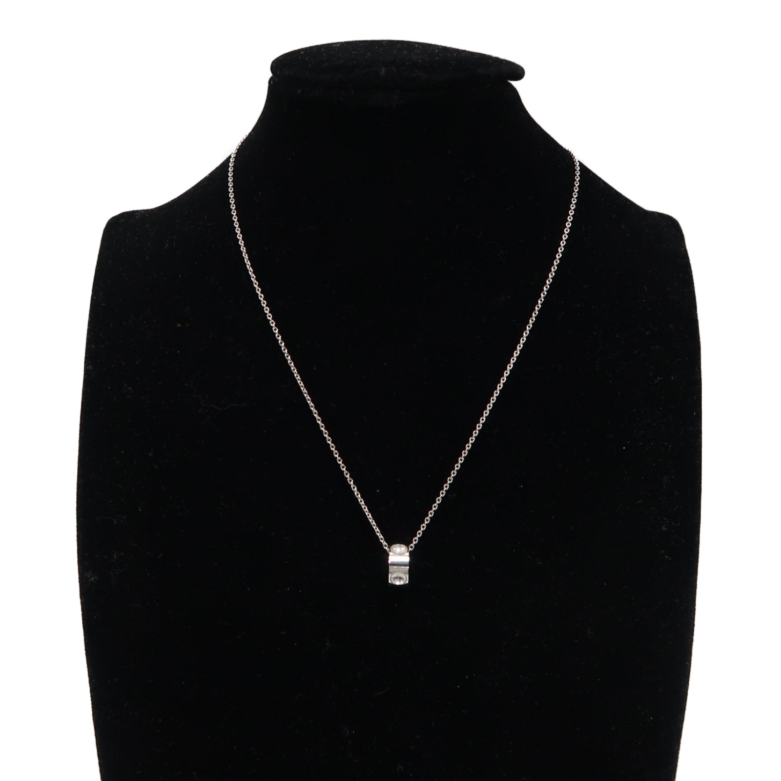 LOUIS VUITTON 【激減優惠】18K白金Empreinte Pendant項鏈銀色