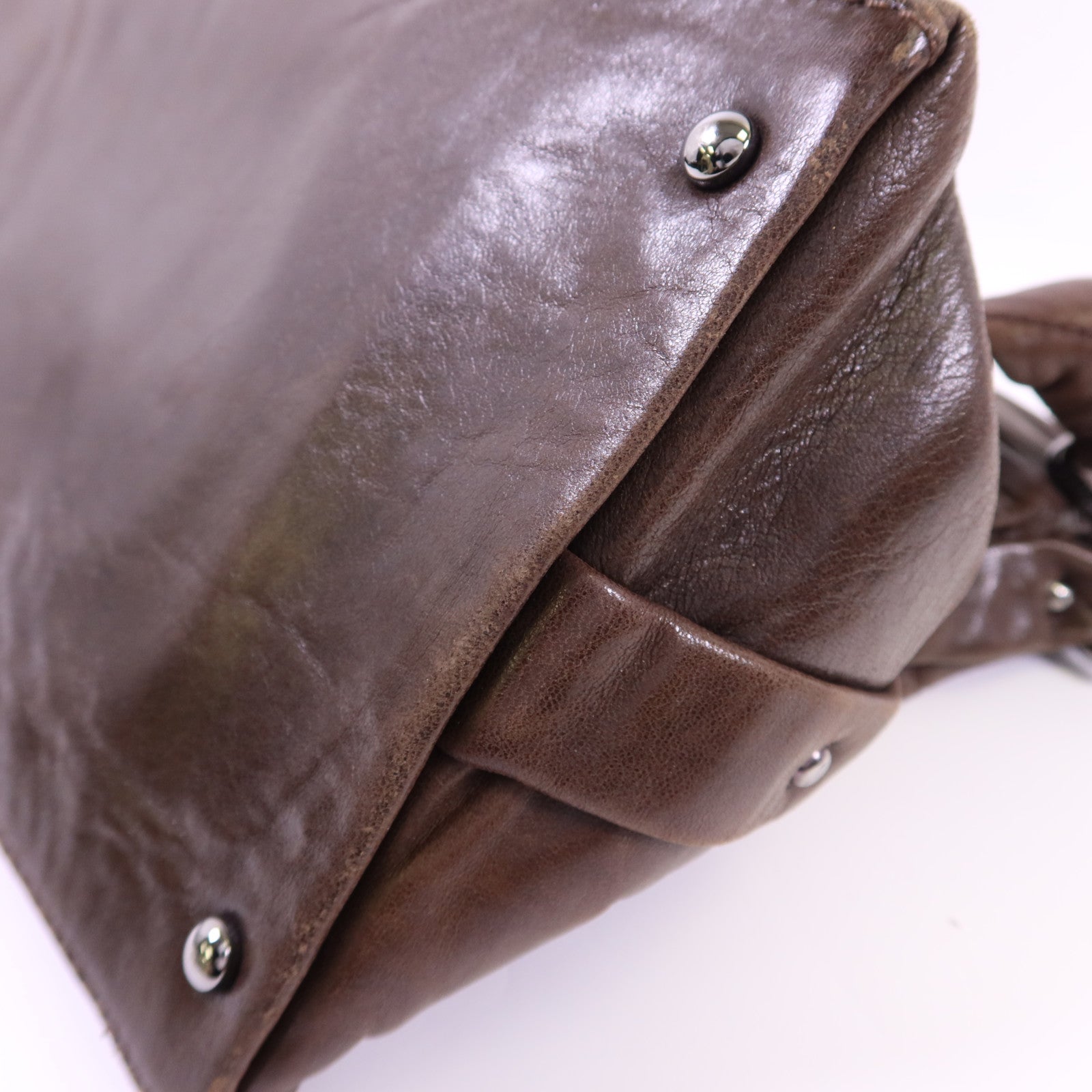 CHANEL 羊皮皮革Shoulder Bag銀扣肩背袋