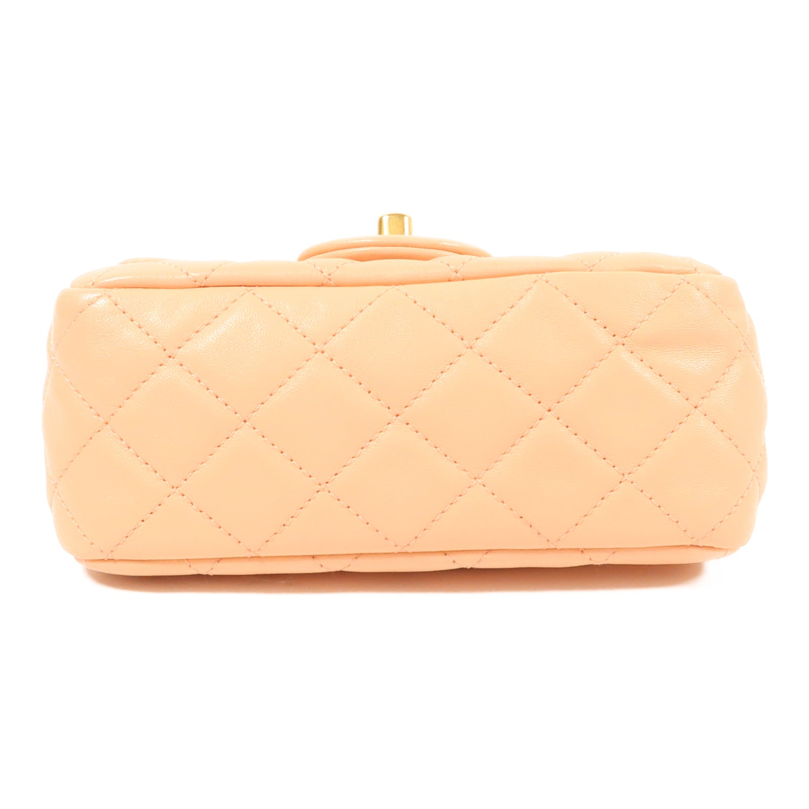 CHANEL 羊皮皮革Chain Shoulder金扣鏈帶肩背袋