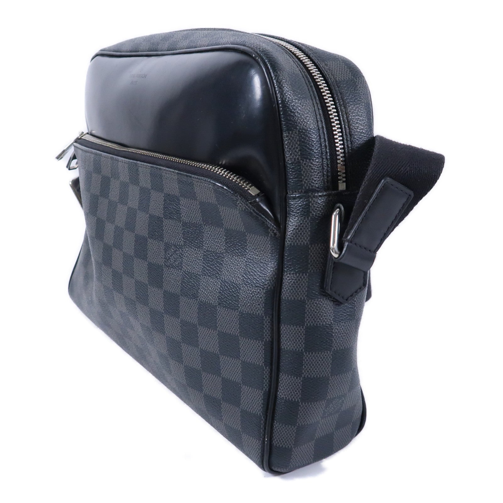 LOUIS VUITTON Damier Graphite Dayton MM肩背袋
