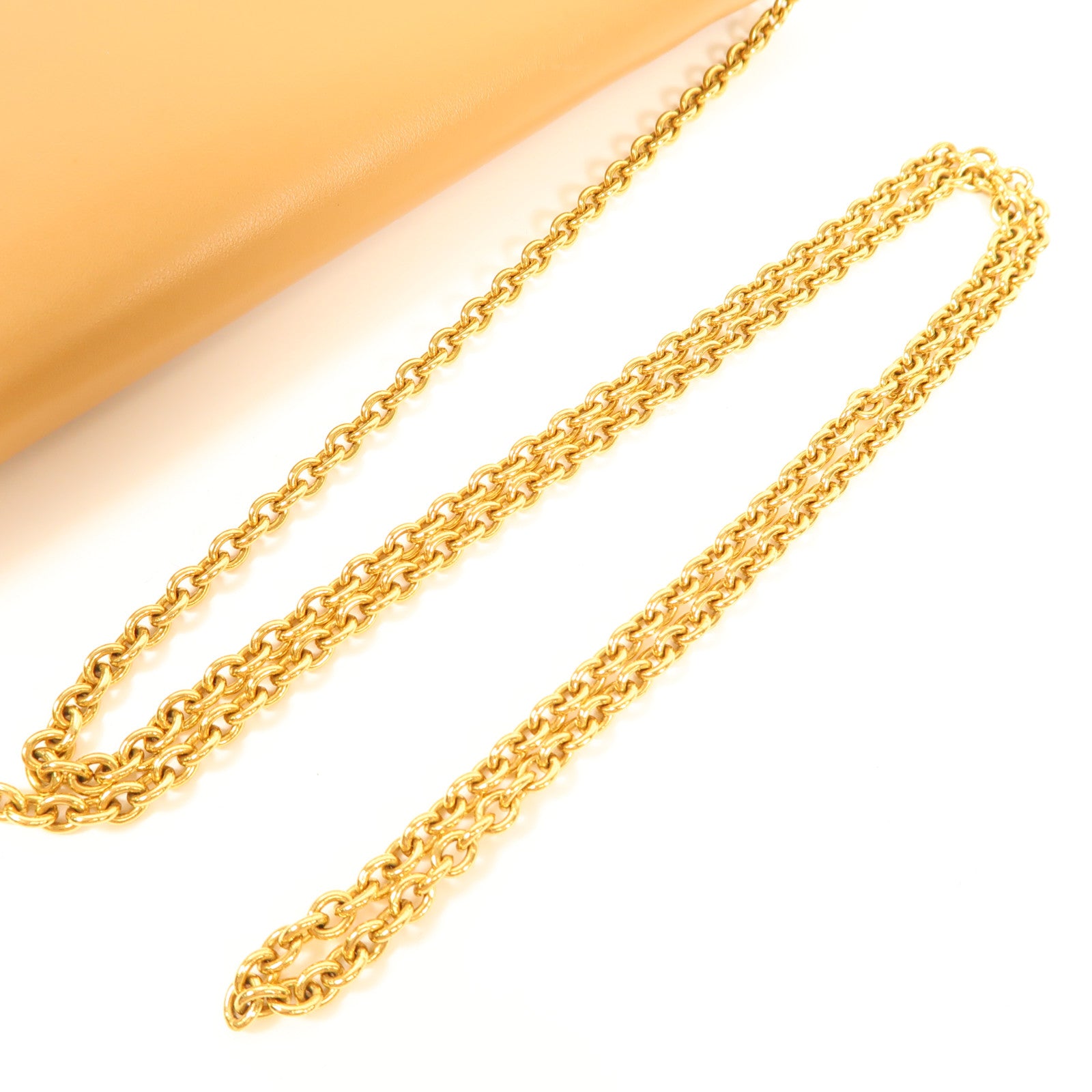 CELINE 牛皮皮革Shouldre Bag金扣鏈帶肩背袋