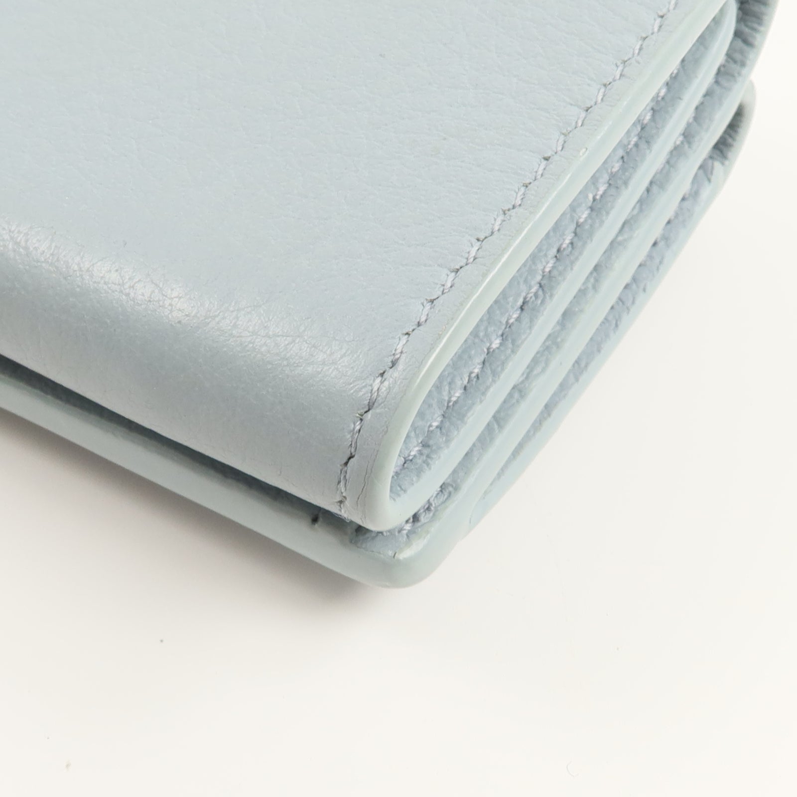 BALENCIAGA 牛皮皮革Tri-fold Compact Wallet錢包