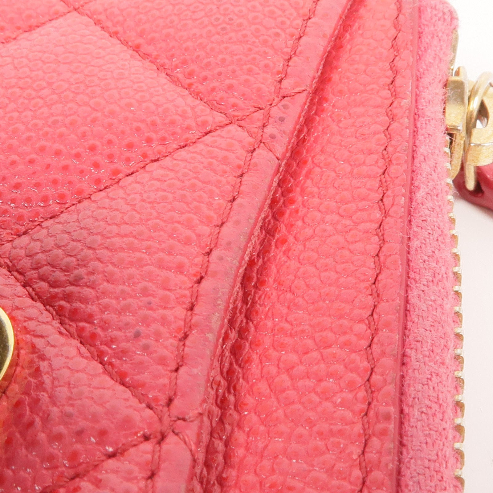 CHANEL 牛皮皮革Card Case金扣卡片套