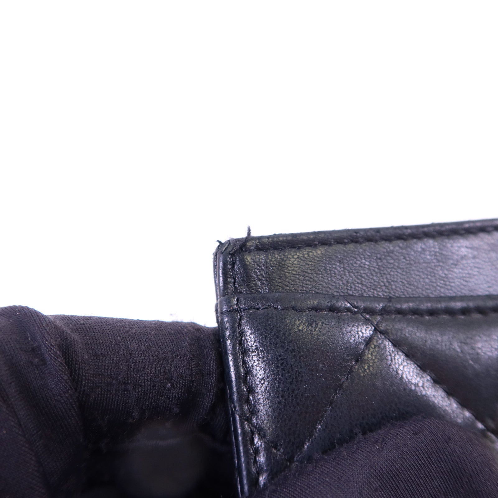 CHANEL 羊皮皮革Card Case銀扣卡片套