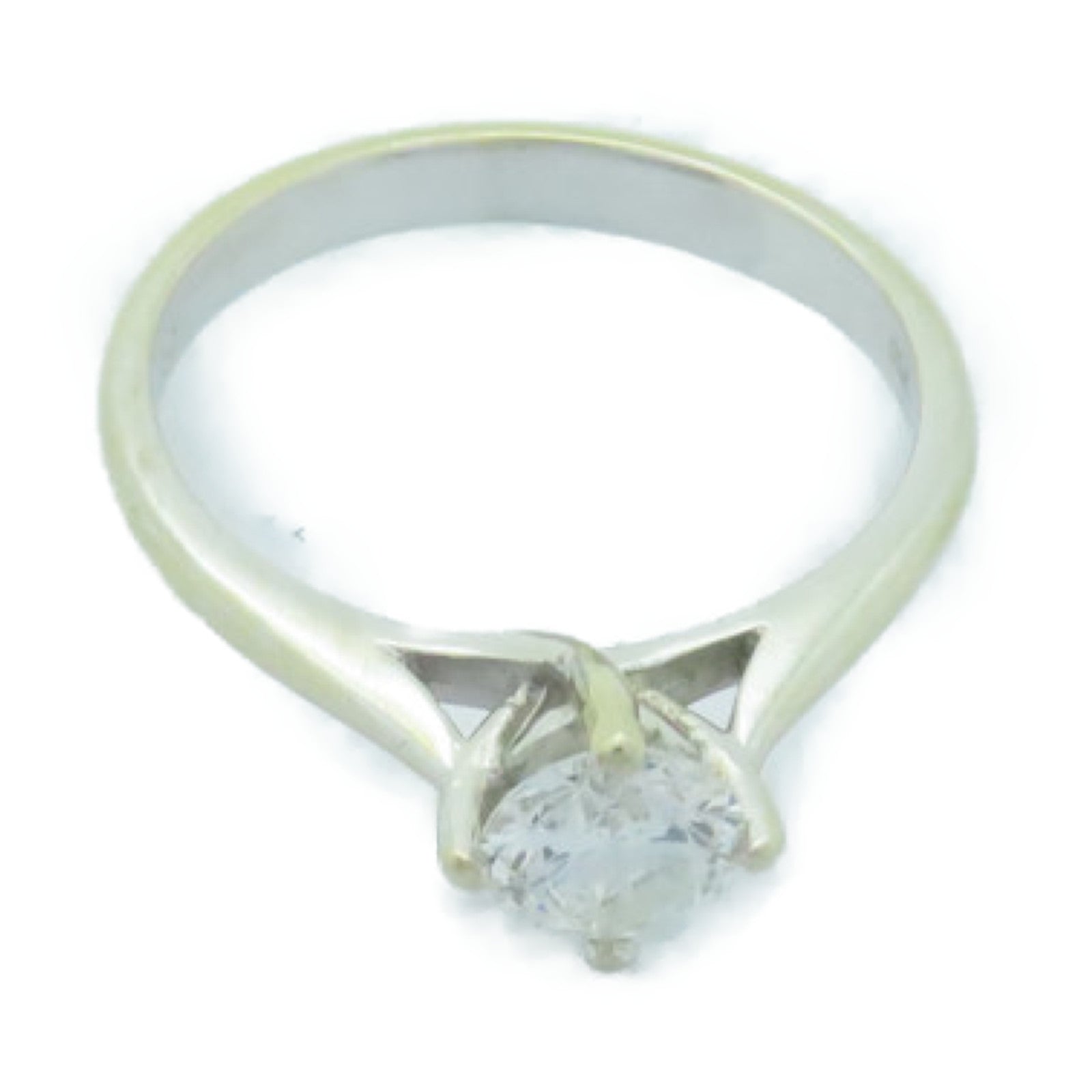 JEWELRY **【激減優惠】18K白金Diamond Ring 0.50ct鑽石戒指US#5.5