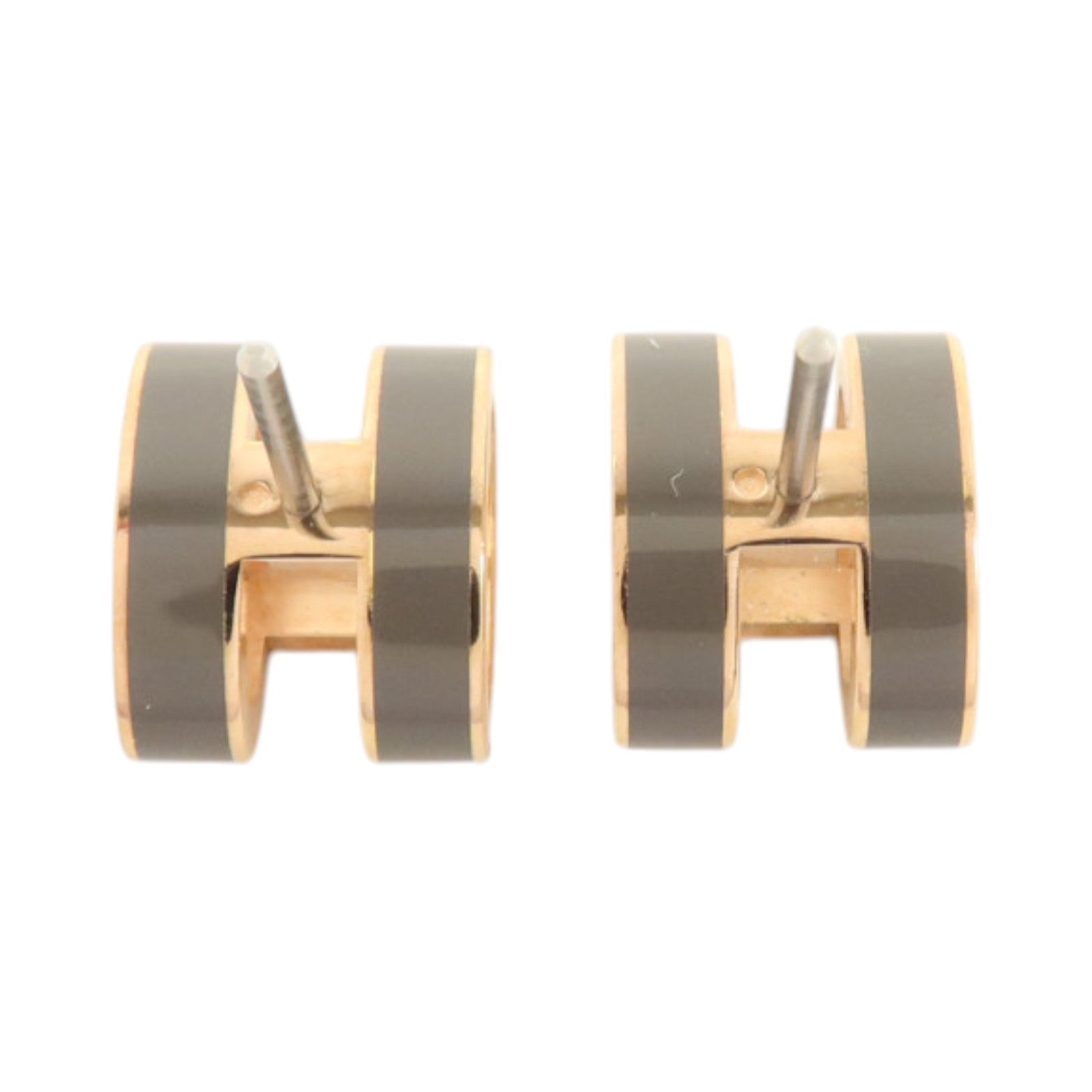 HERMES 金屬/琺瑯Pop H Earrings耳環