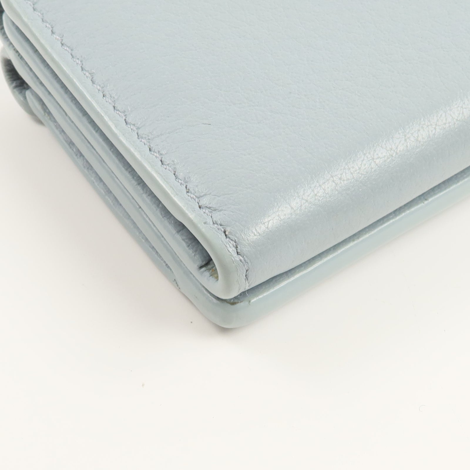 BALENCIAGA 牛皮皮革Tri-fold Compact Wallet錢包