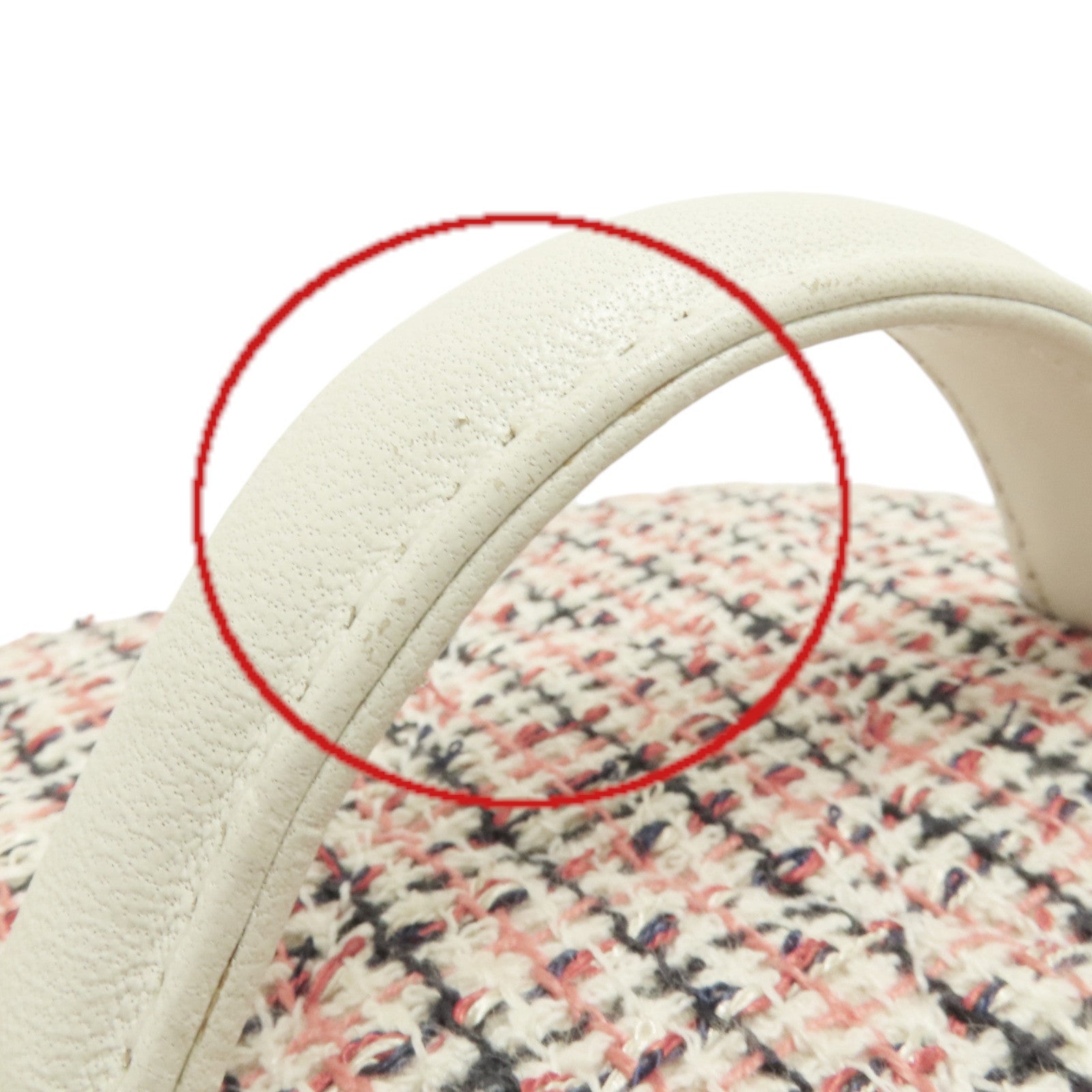 CHANEL 斜紋軟呢Chain Shoulder Bag金扣手挽肩背兩用袋