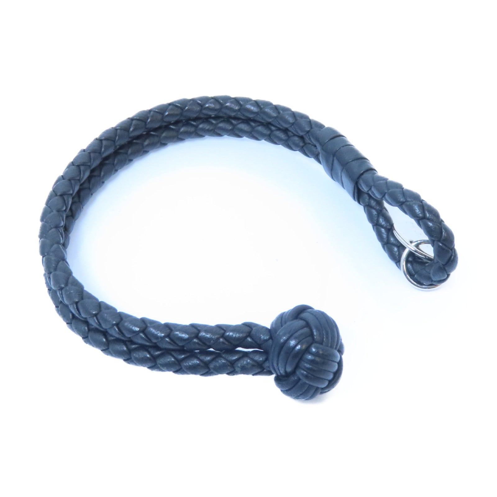 BOTTEGA VENETA 【限時優惠】羊皮皮革Veneta Bracelet手鏈黑色