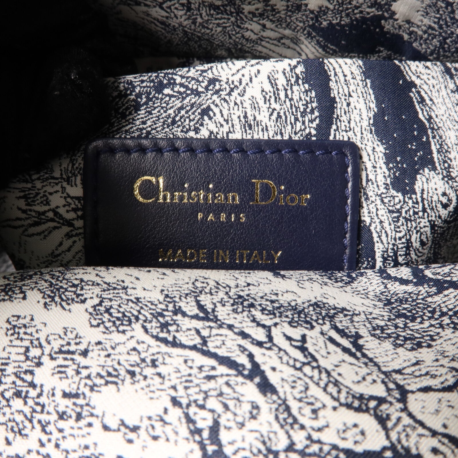 Dior 藤/帆布Dioriviera Medium手挽肩背兩用袋