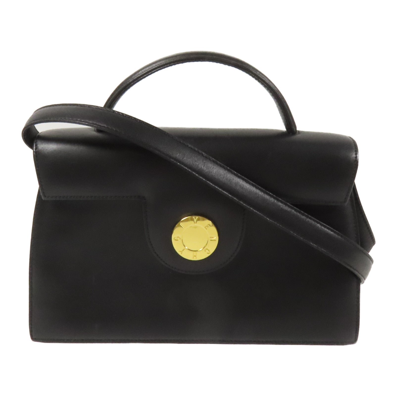 GIVENCHY 牛皮皮革2way Shoulder Bag金扣手挽肩背兩用袋