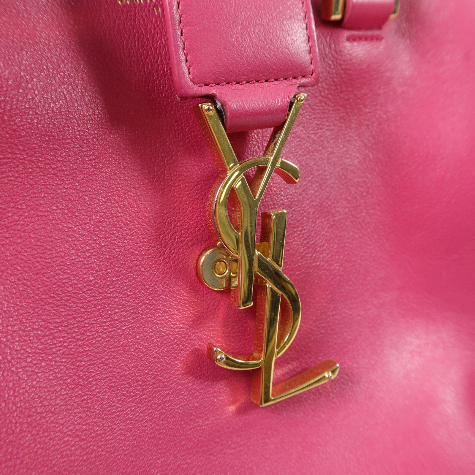 YVES SAINT LAURENT 牛皮皮革Baby Cabas手挽肩背兩用袋