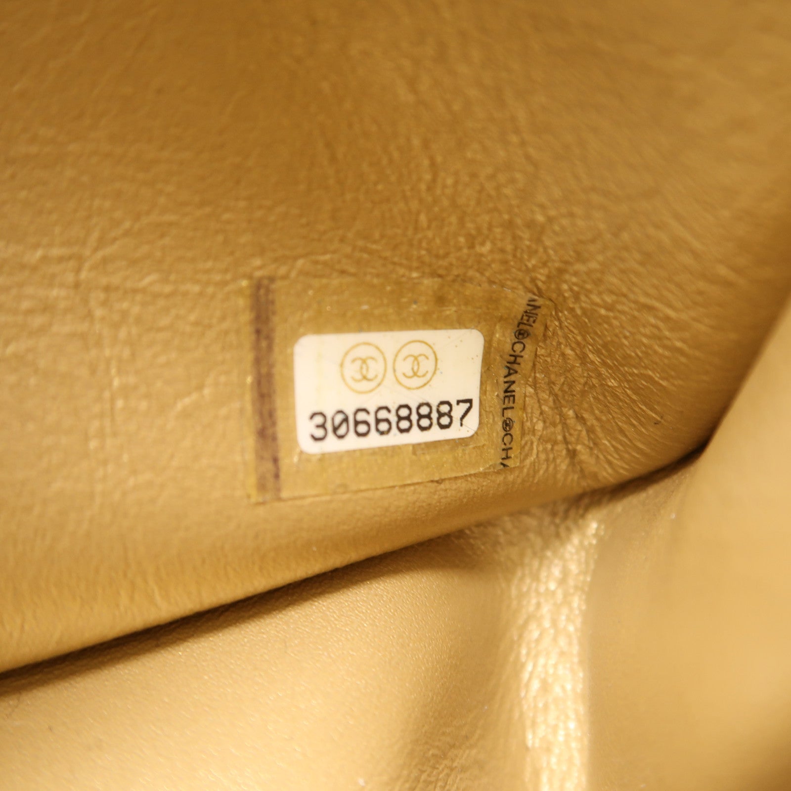 CHANEL 羊皮皮革Mini Classic 20金扣鏈帶肩背袋