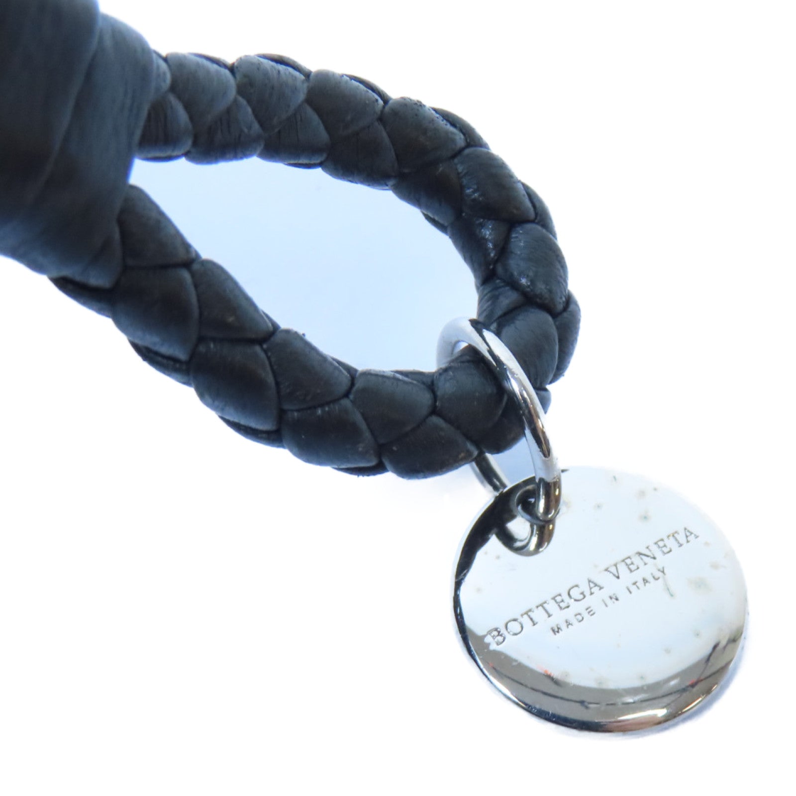 BOTTEGA VENETA 【限時優惠】羊皮皮革Veneta Bracelet手鏈黑色