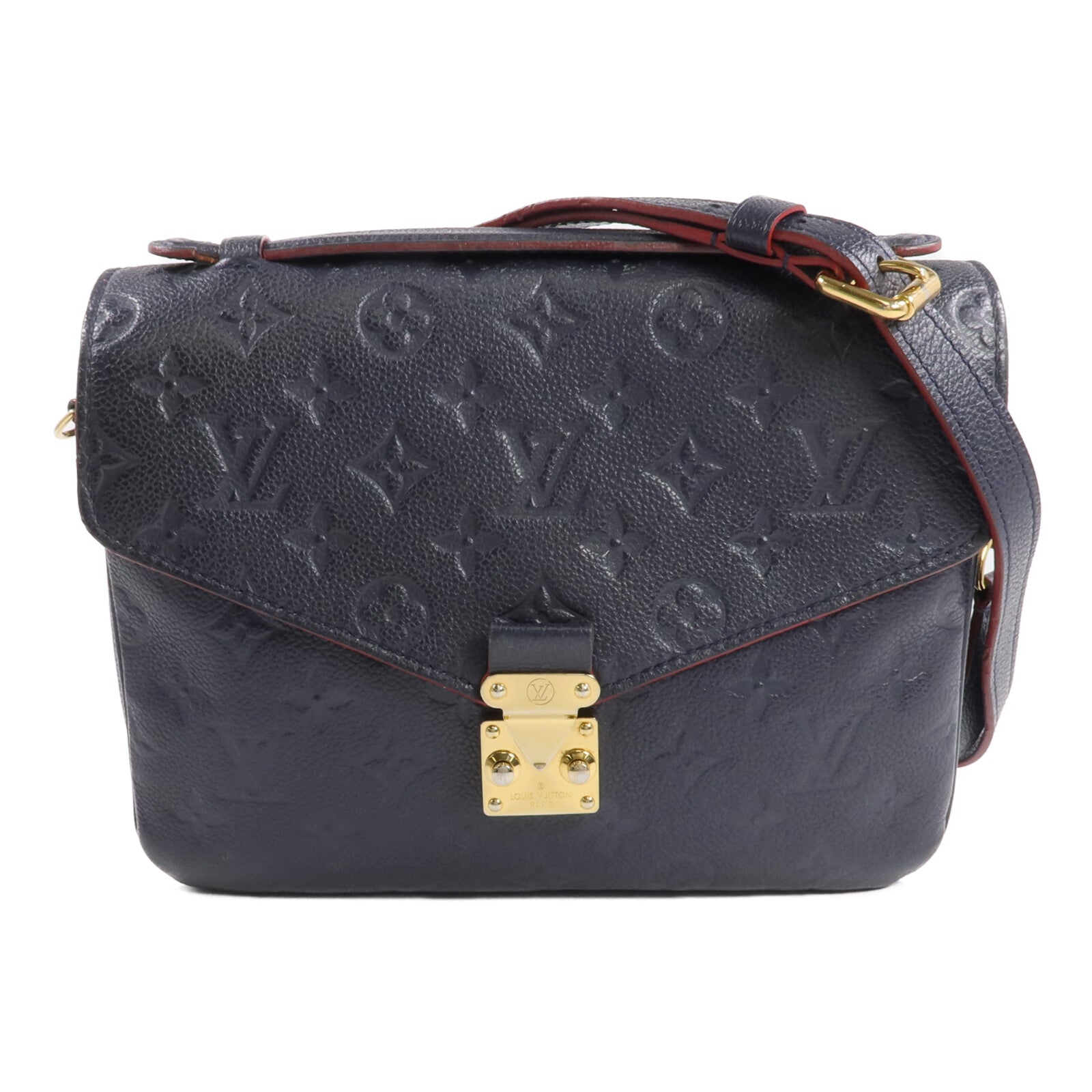 LOUIS VUITTON 【激減優惠】Monogram Empreinte Pochette Metis金扣手挽肩背兩用袋