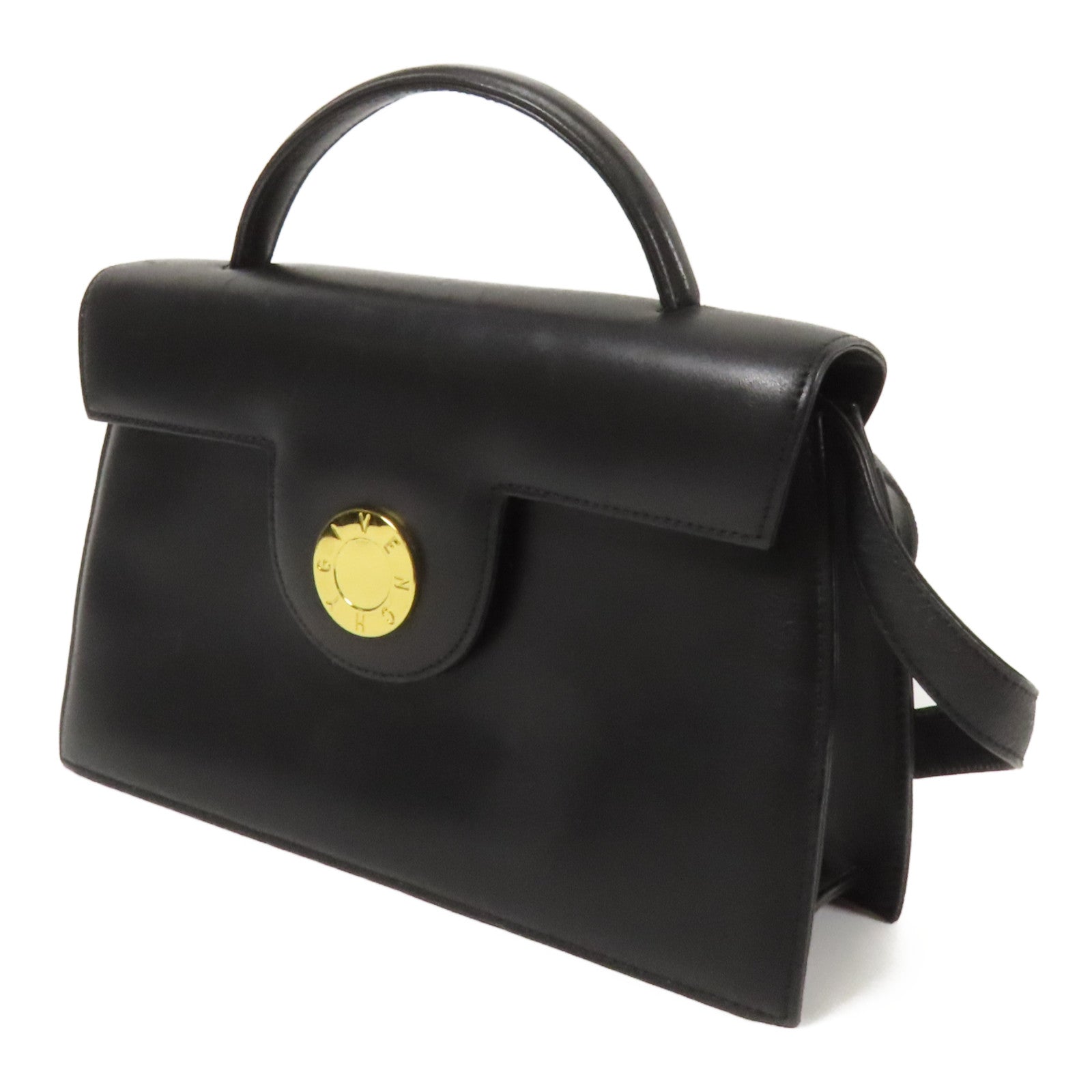 GIVENCHY 牛皮皮革2way Shoulder Bag金扣手挽肩背兩用袋