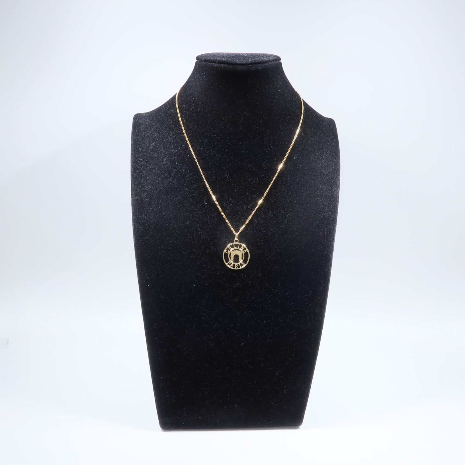 CELINE 18K黃金Arc De Triomphe Necklace項鍊