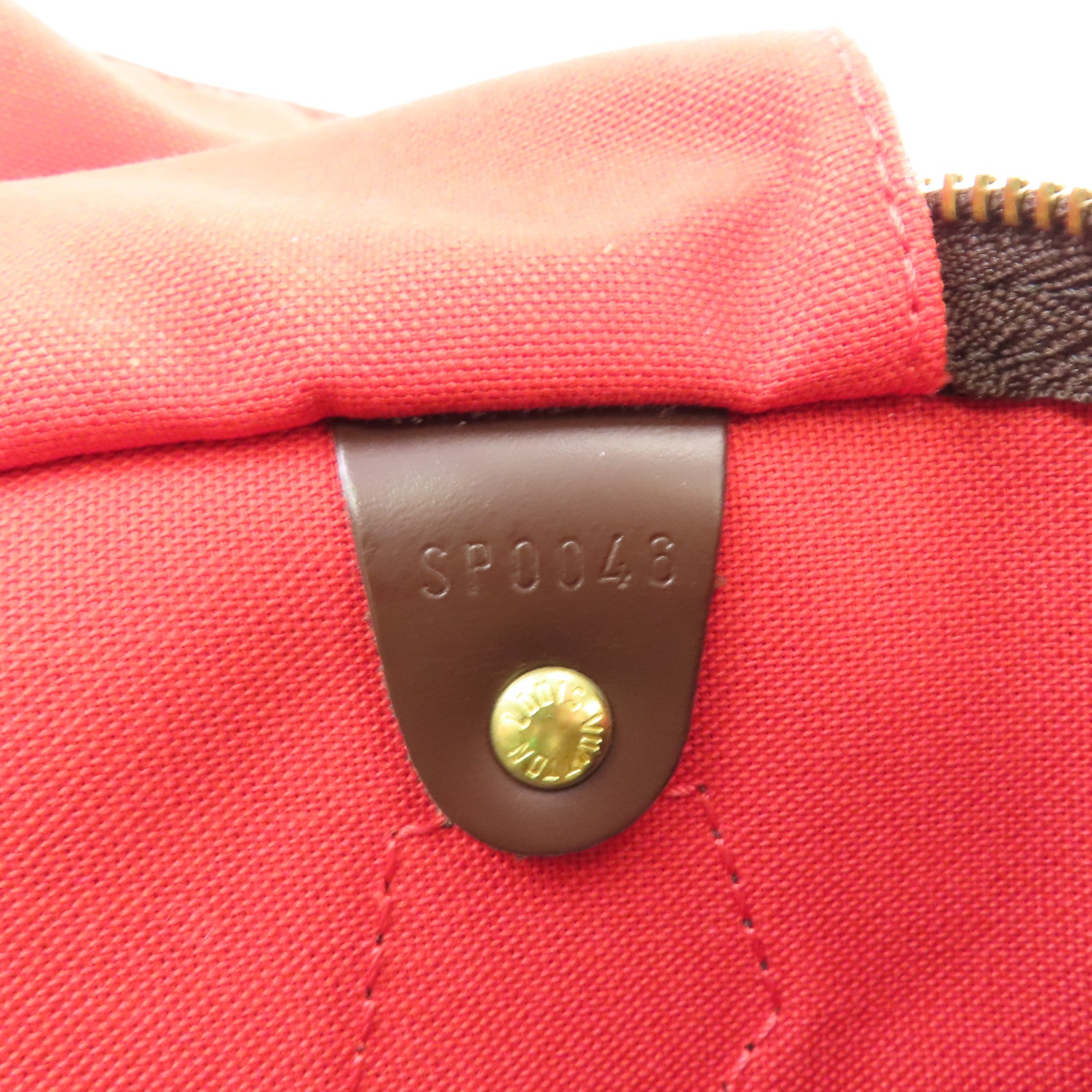 LOUIS VUITTON Damier Speedy 30金扣手挽袋啡色