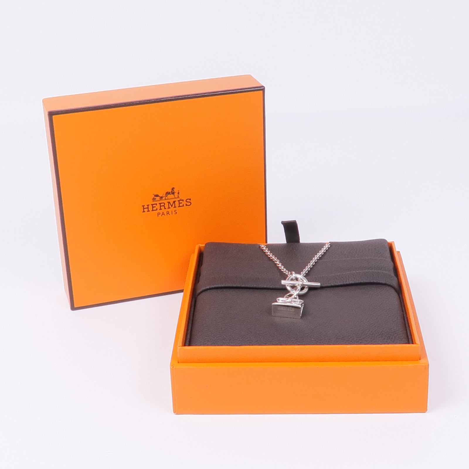 HERMES 925純銀Kelly Pendant項鍊