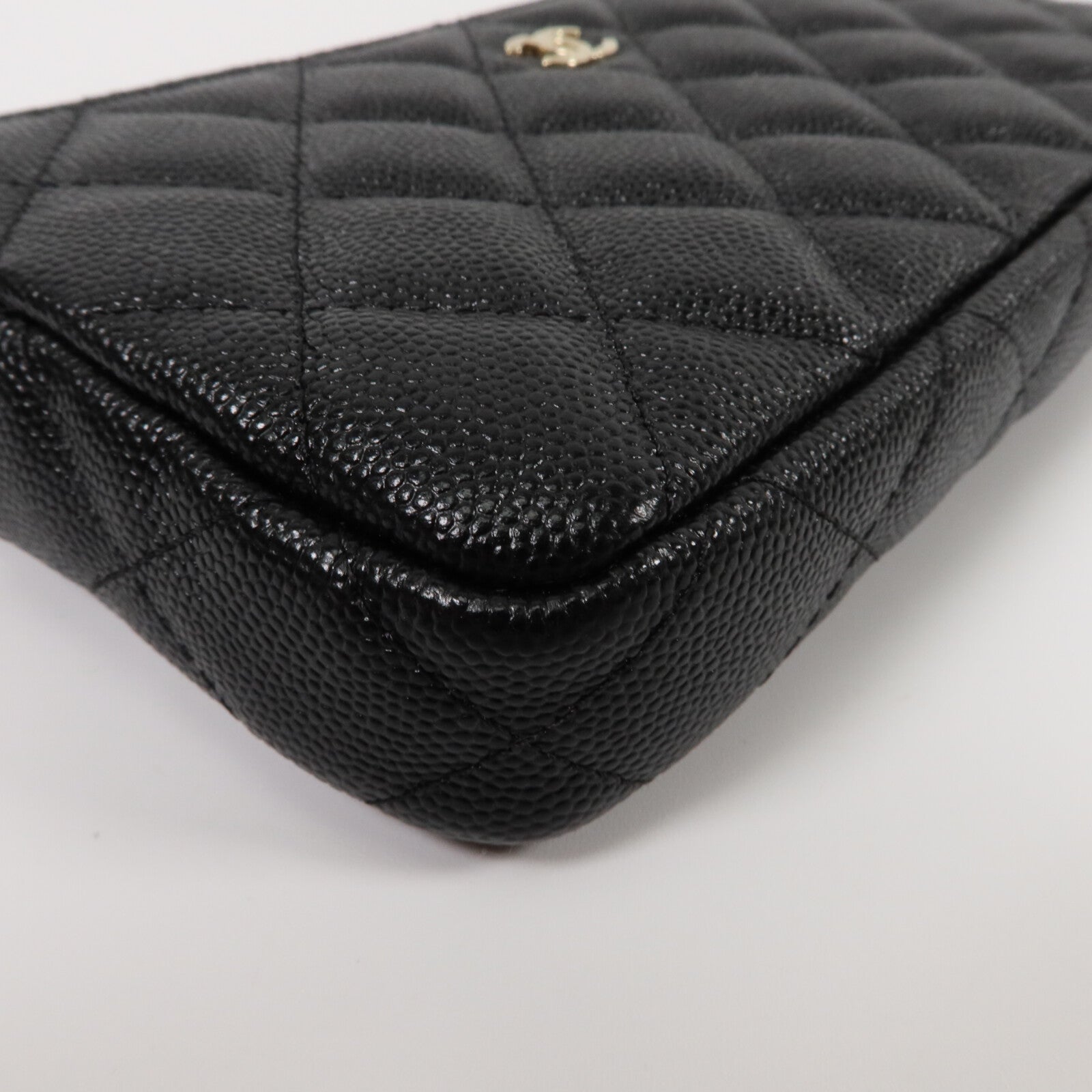 CHANEL 牛皮皮革Chain Shoulder鏈帶肩背袋