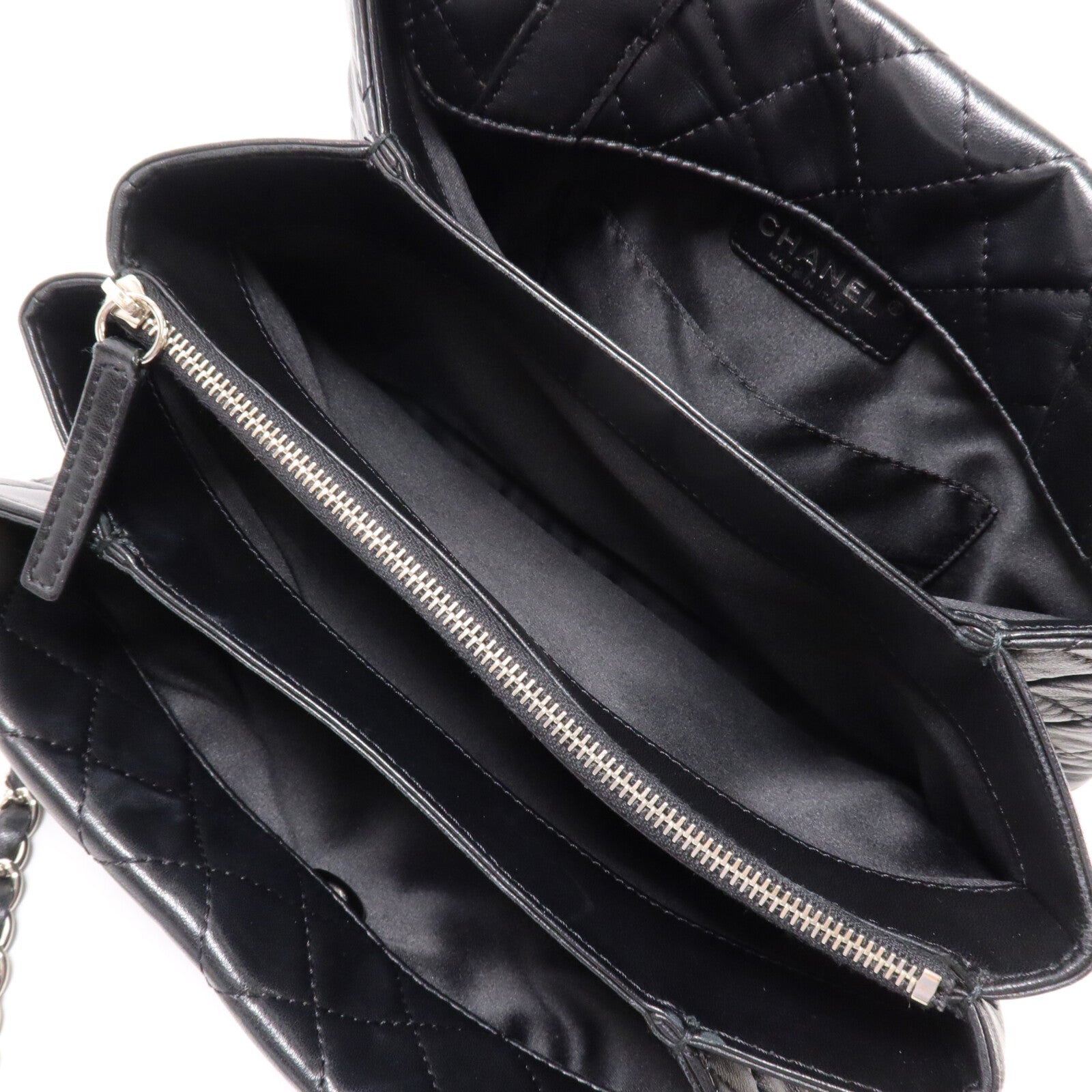CHANEL 羊皮皮革Shoulder Bag鏈帶肩背袋