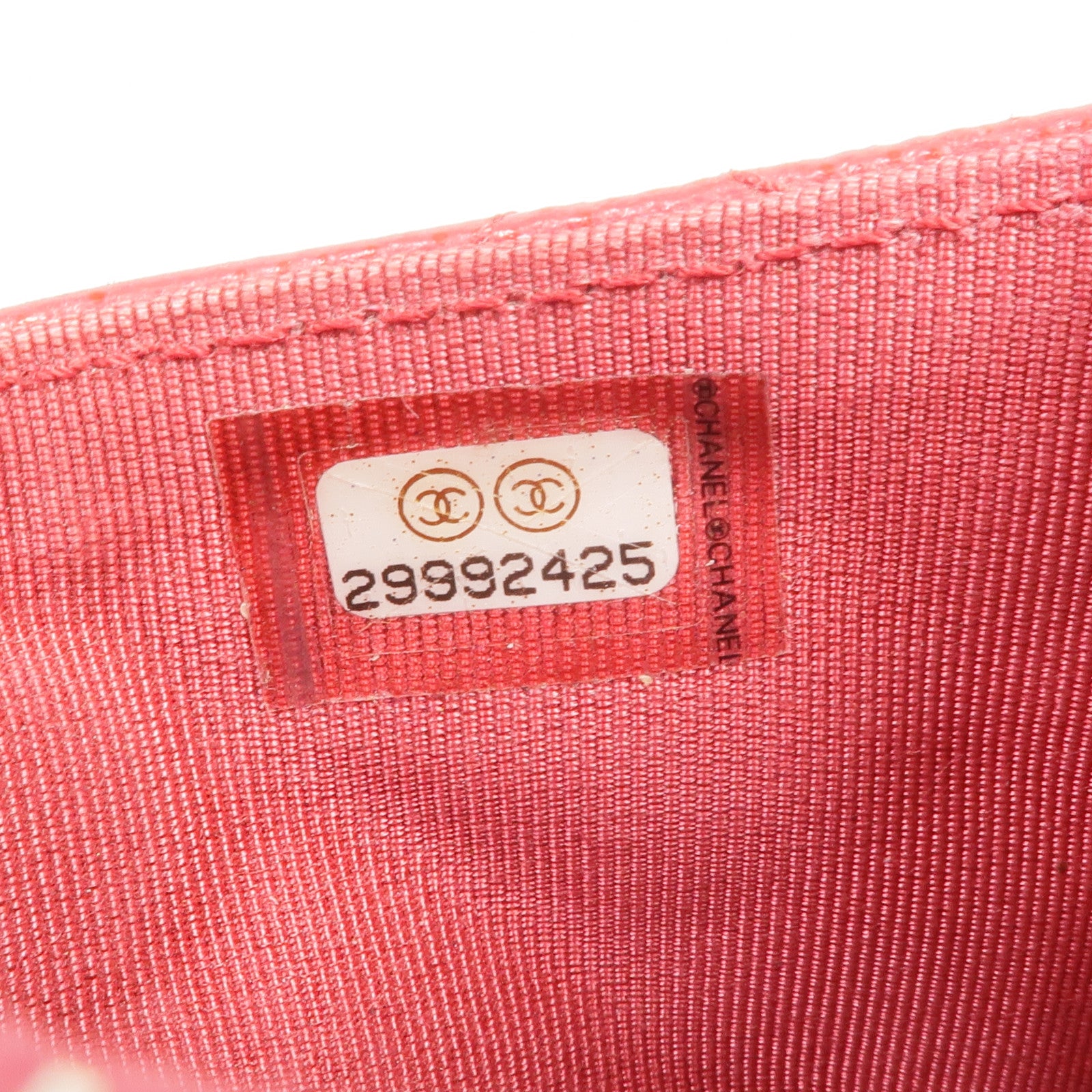 CHANEL 牛皮皮革Card Case金扣卡片套