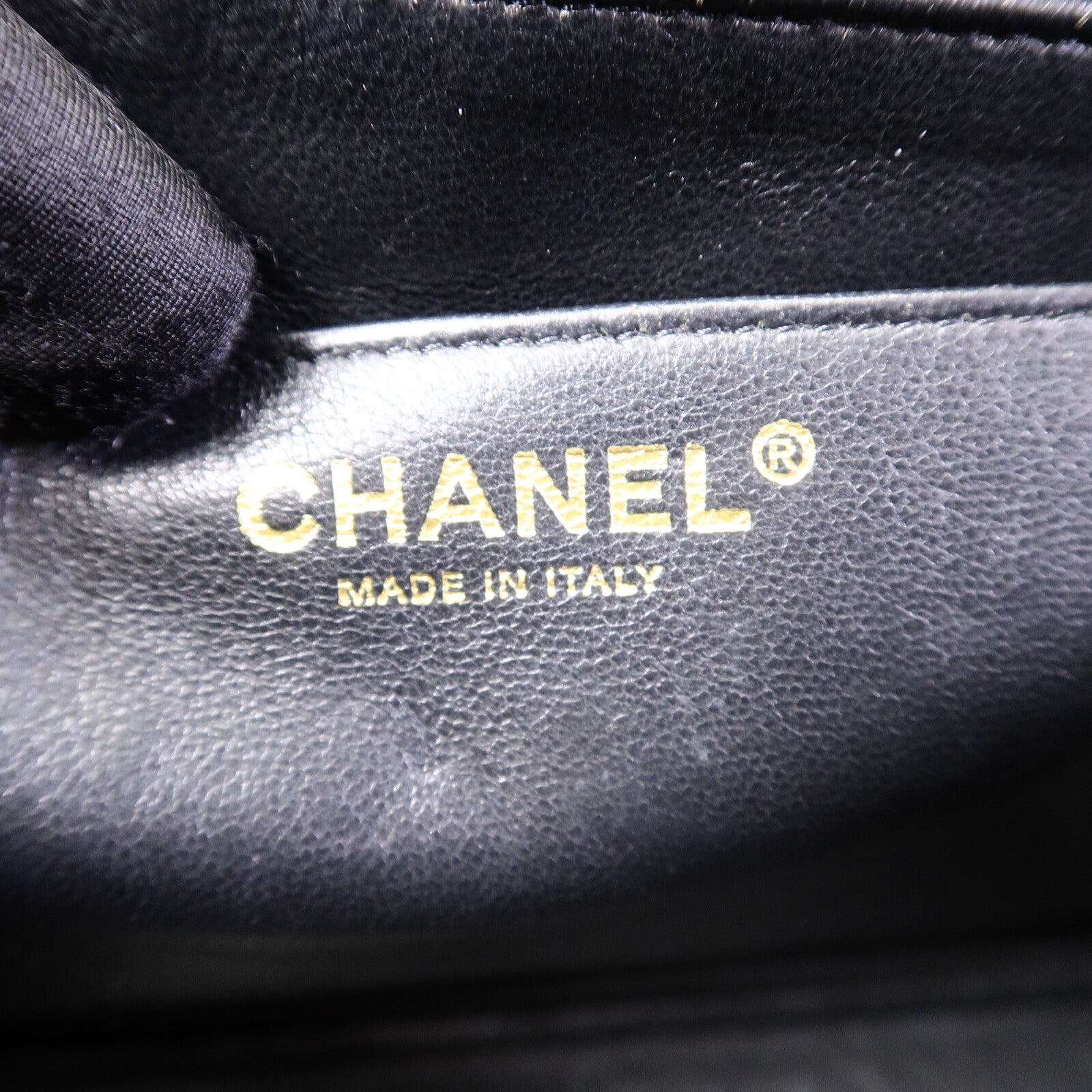 CHANEL 牛皮皮革Large Classic鏈帶肩背袋