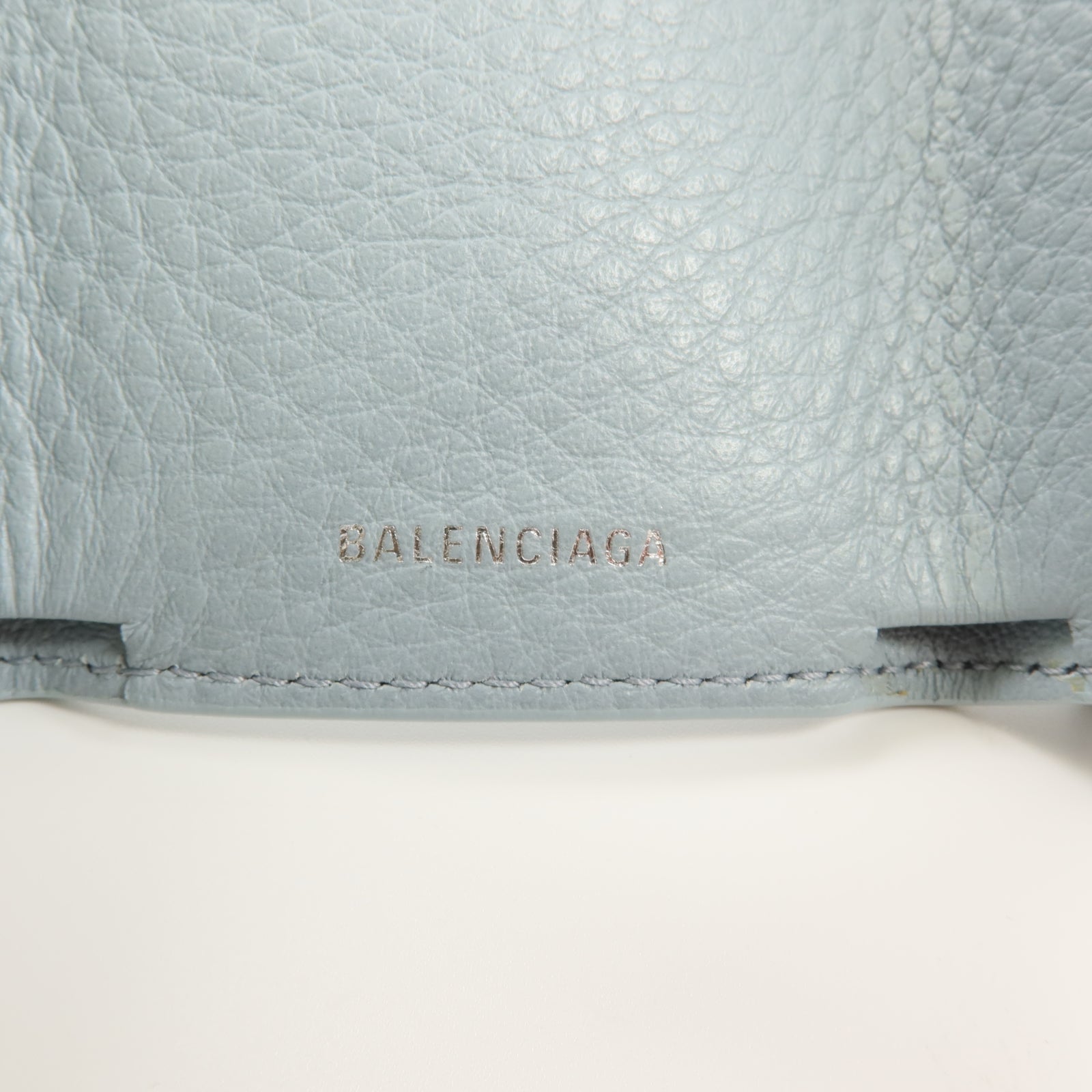BALENCIAGA 牛皮皮革Tri-fold Compact Wallet錢包