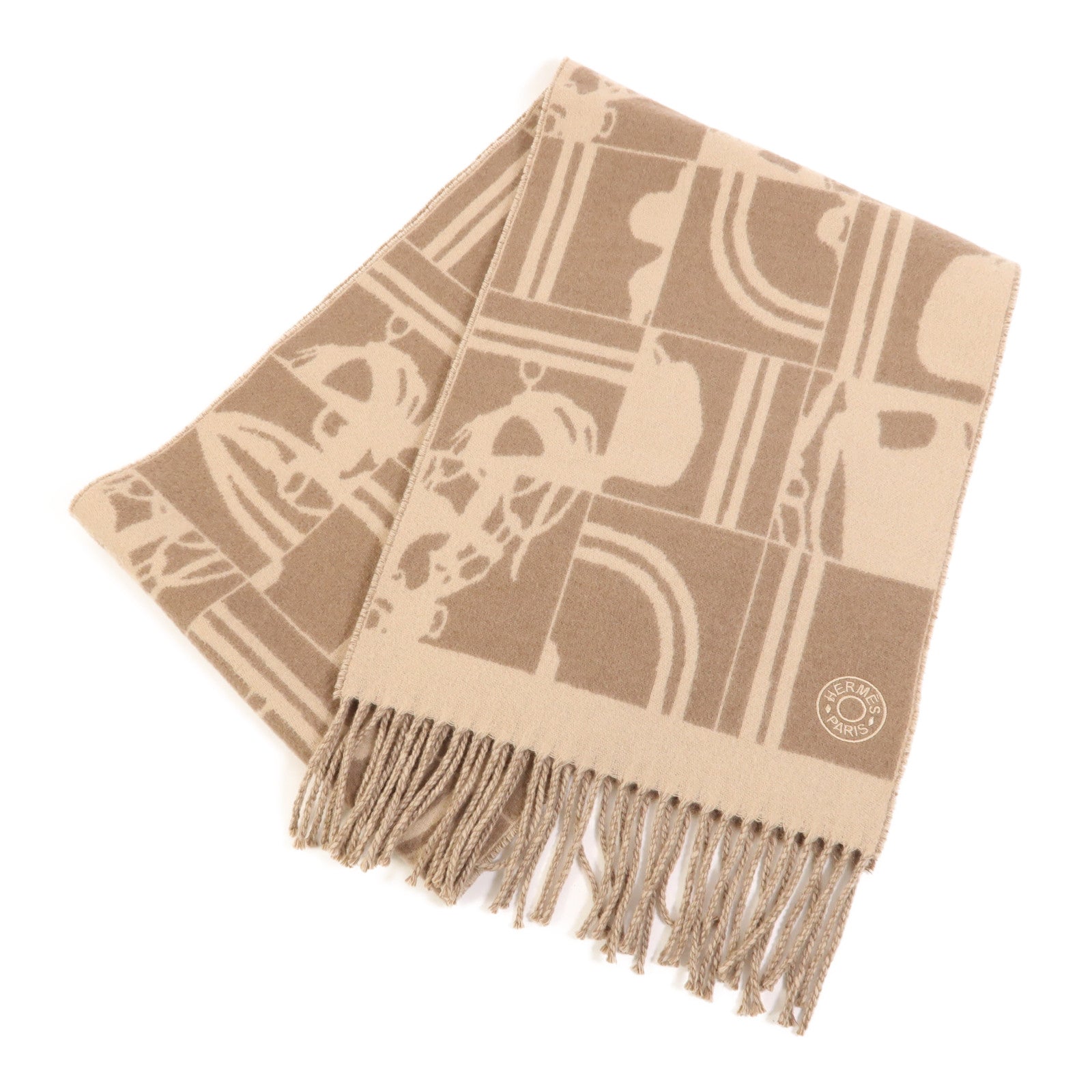 HERMES 羊絨Scarf圍巾