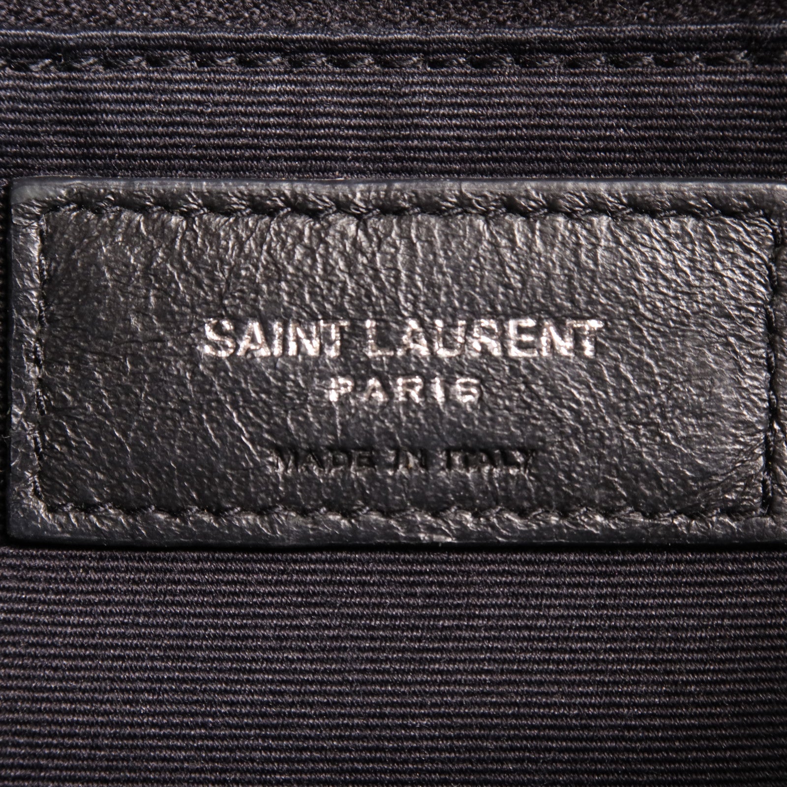 SAINT LAURENT 牛皮皮革Loulou Bag銀扣肩背袋