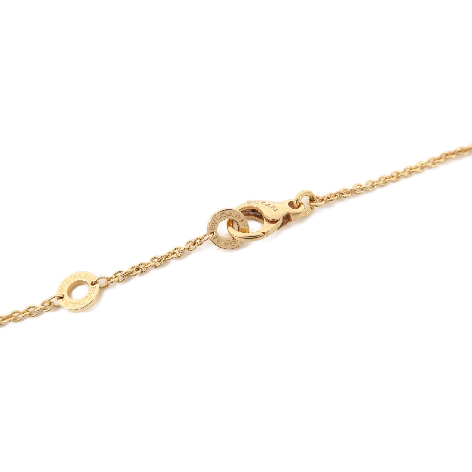 BVLGARI 18K玫瑰金/陶瓷B.zero1 Necklace項鍊白色