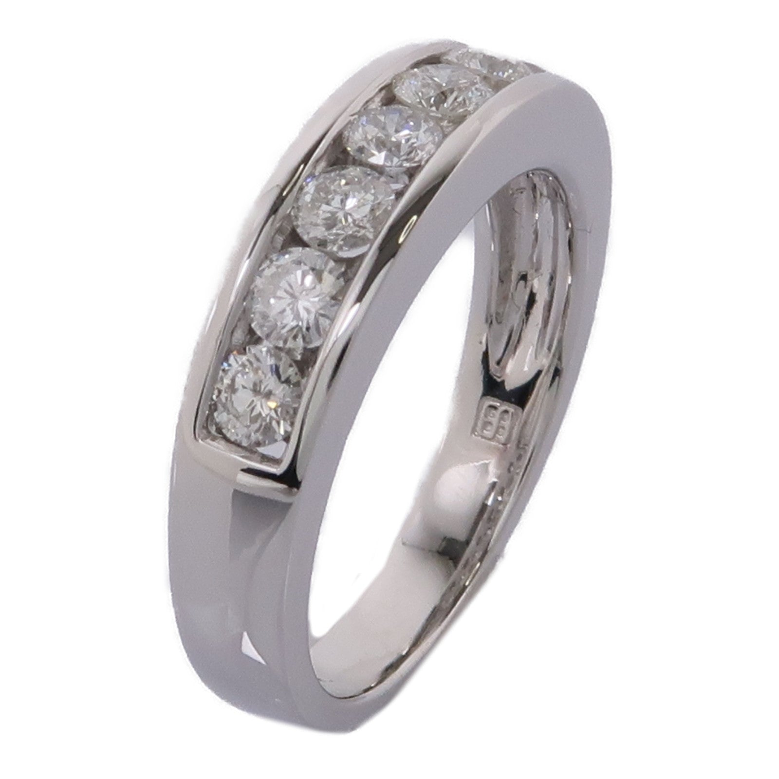 JEWELRY Diamond Ring 18K White Gold US#6