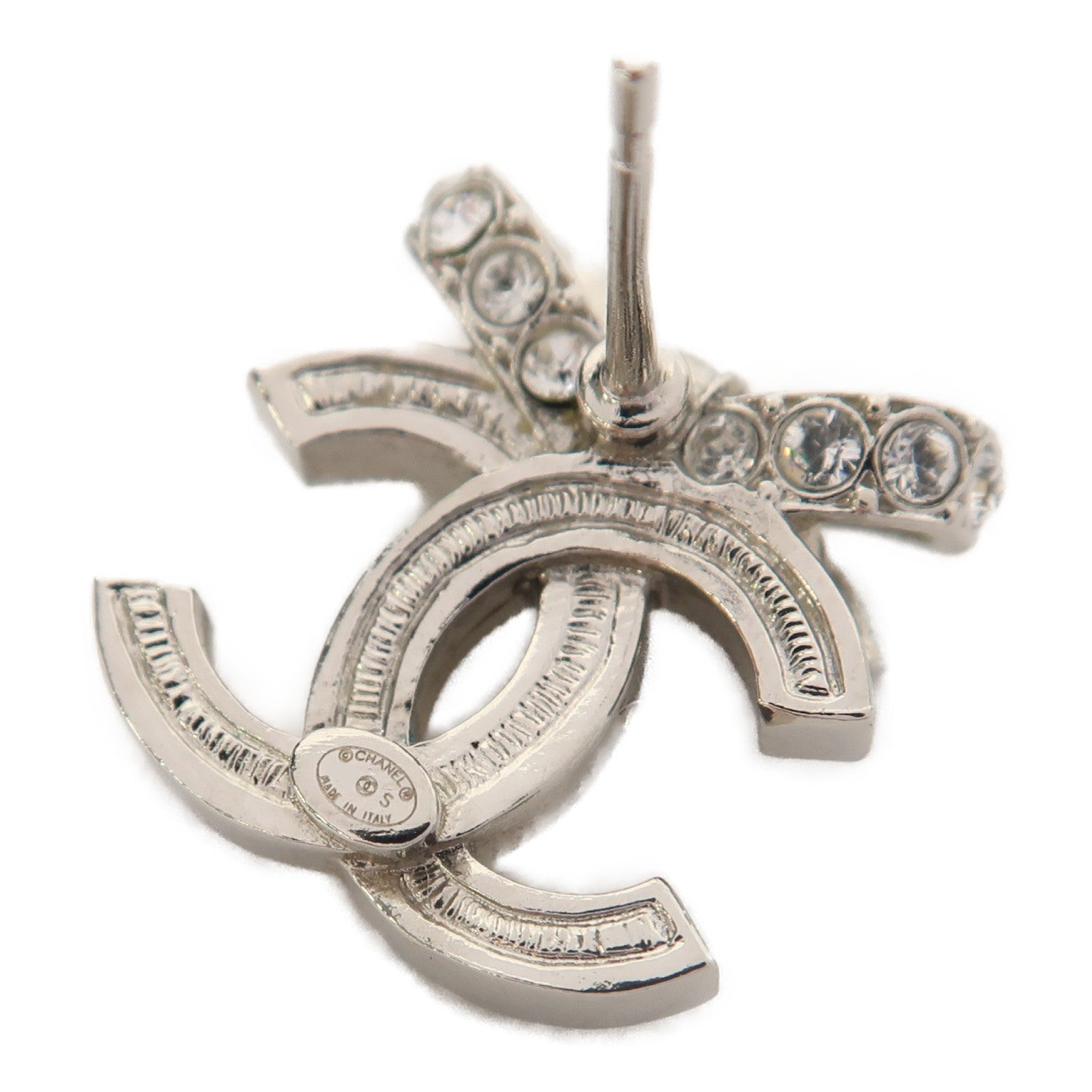 CHANEL 金屬Earrings耳環銀色