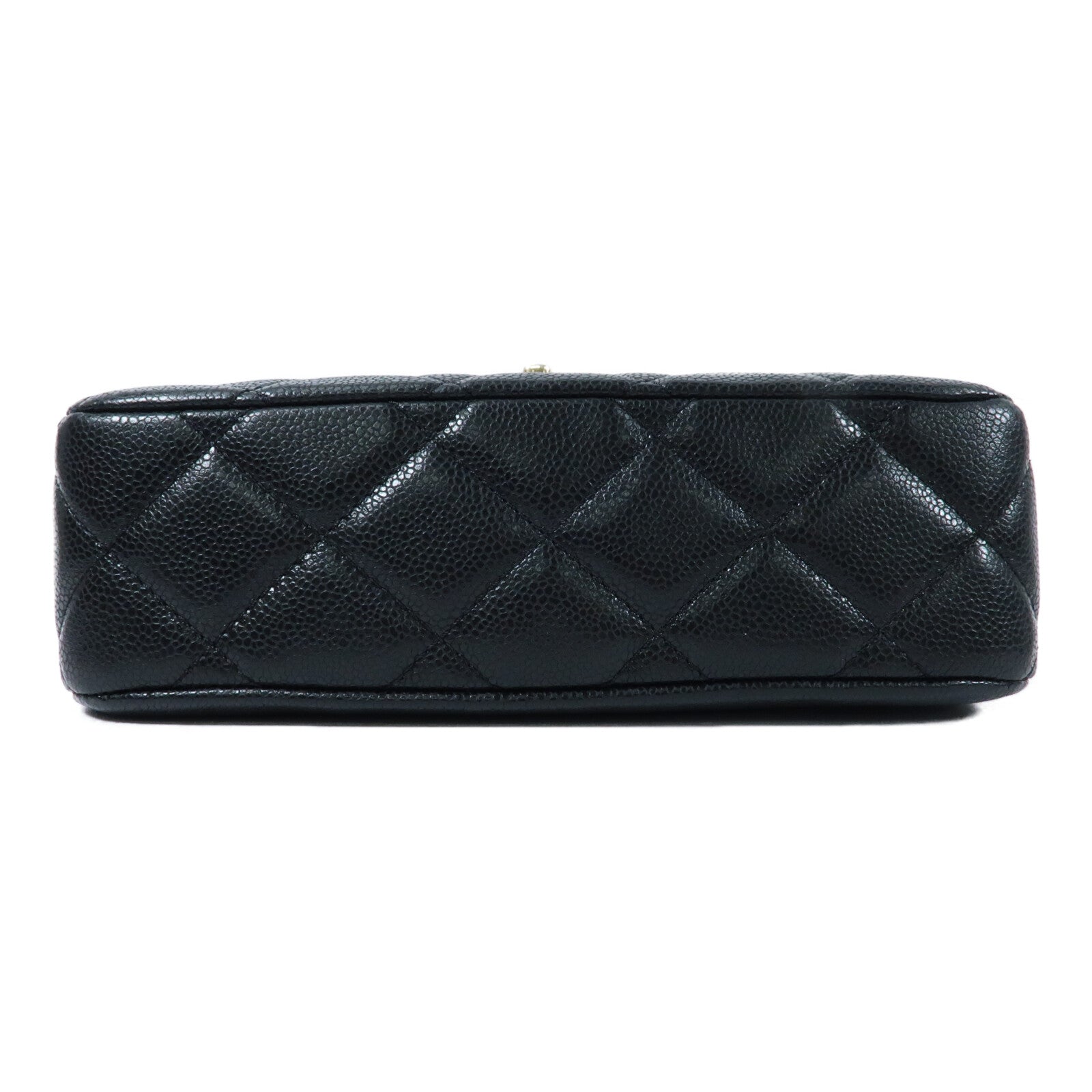 CHANEL 牛皮皮革Chain Shoulder金扣鏈帶肩背袋