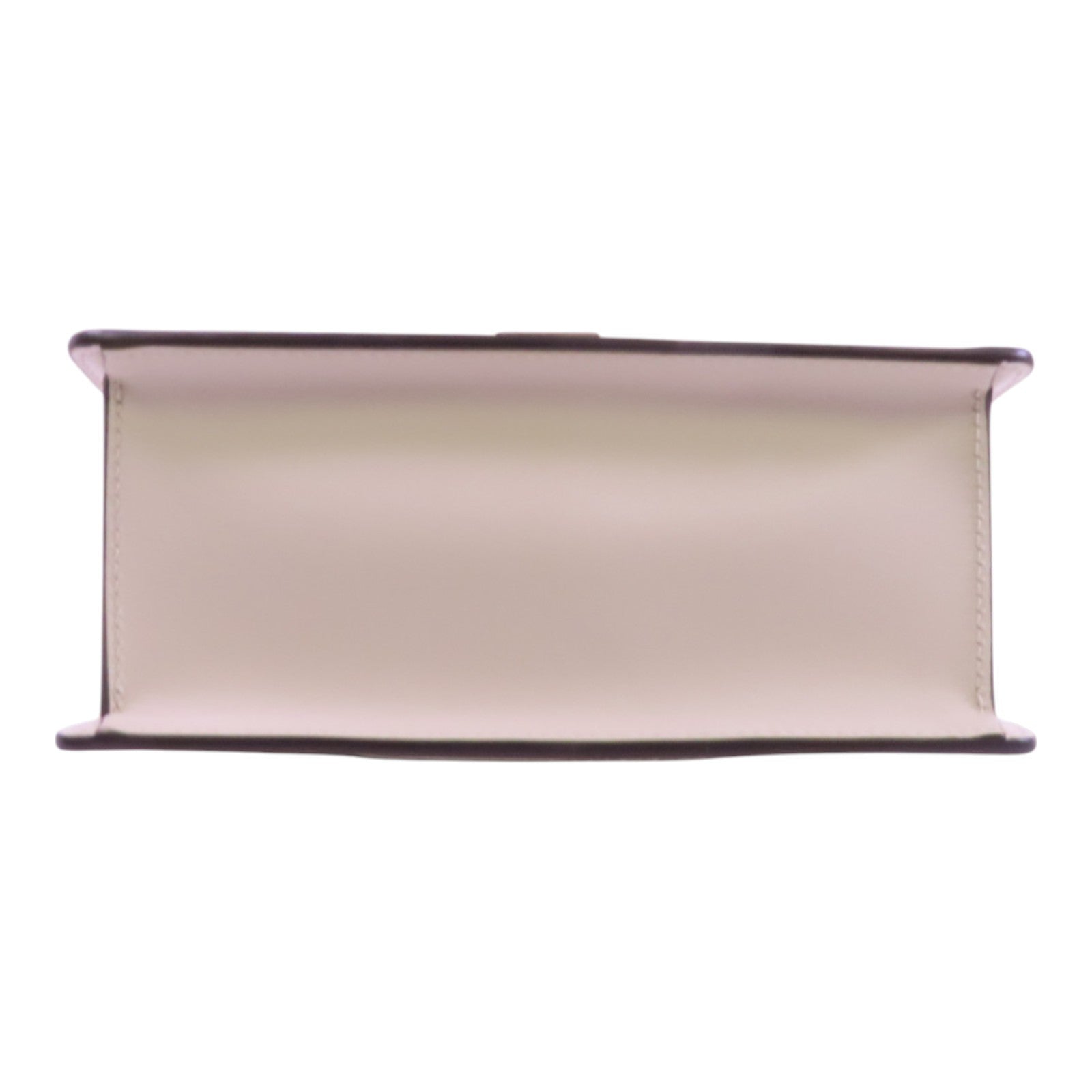 GUCCI GG GHW Sylvie Mini Handbag Shoulder Bag 470270 Calfskin Leather White