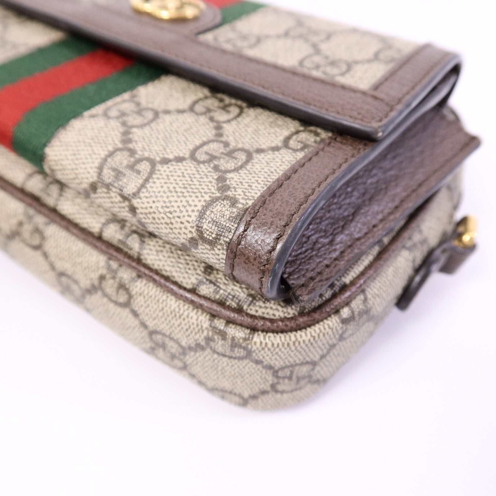 GUCCI 塗層帆布GG Supreme Shoulder Bag肩背袋