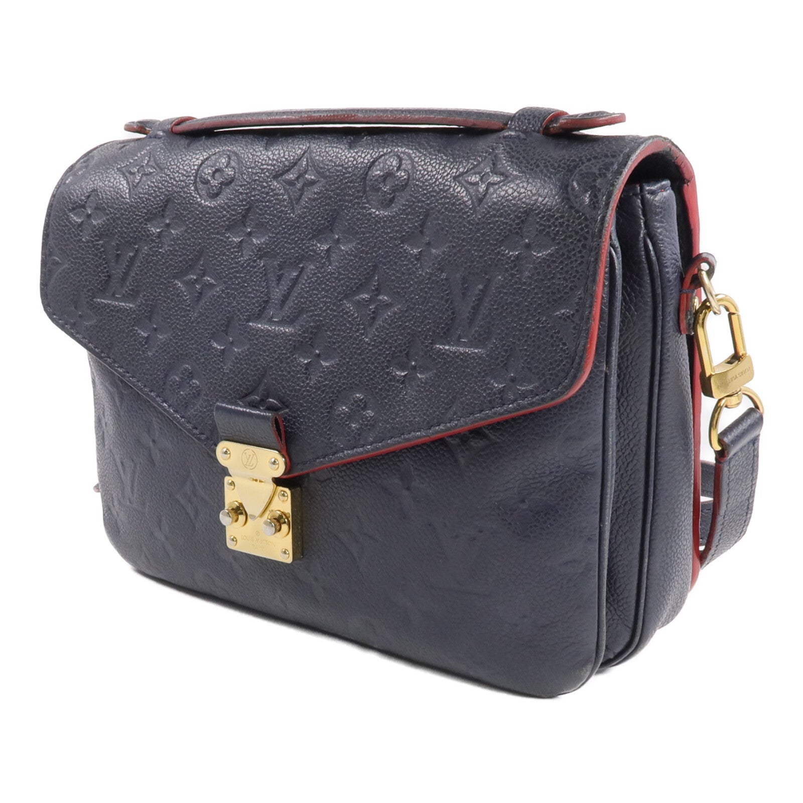 LOUIS VUITTON 【激減優惠】Monogram Empreinte Pochette Metis金扣手挽肩背兩用袋