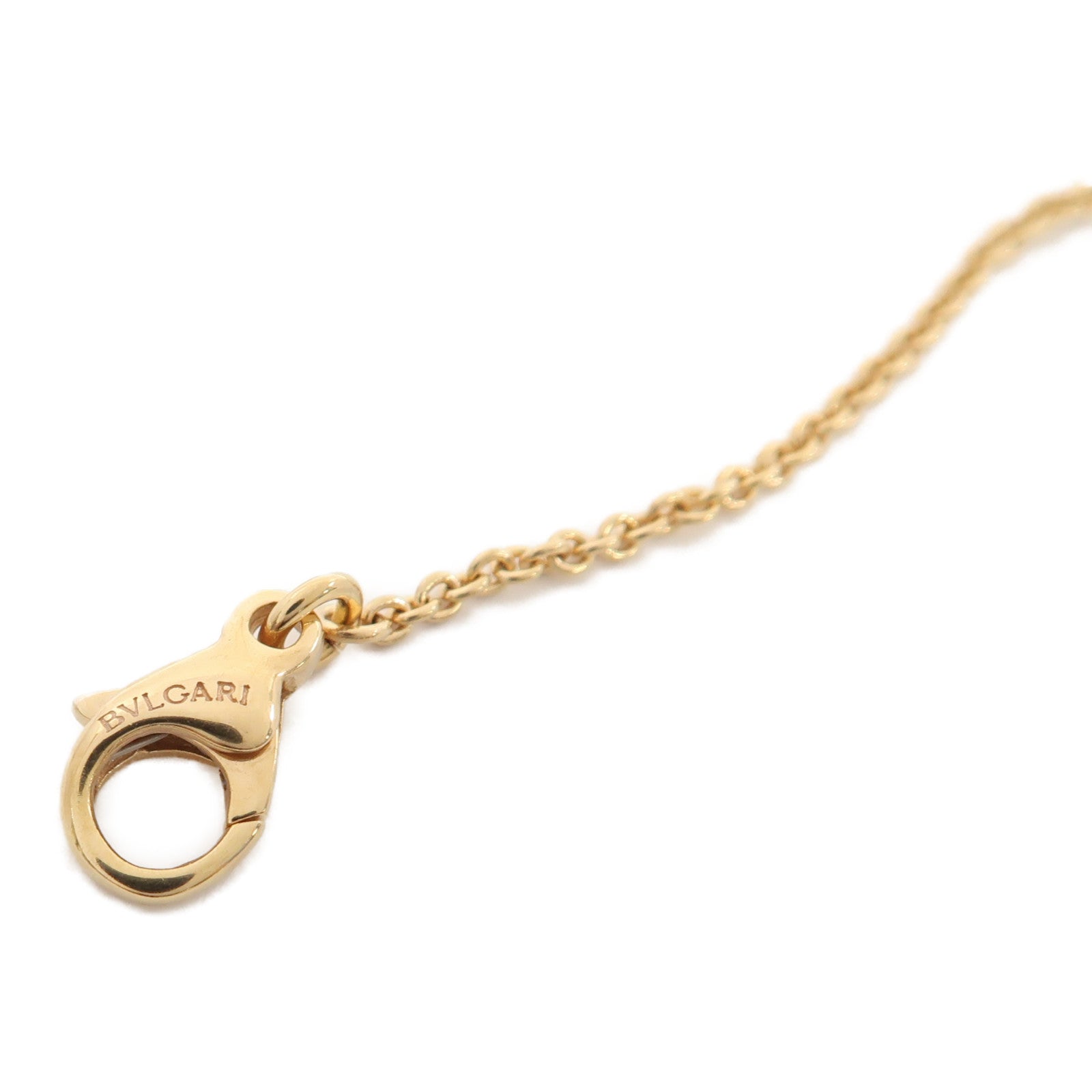 BVLGARI 18K玫瑰金/陶瓷B.zero1 Necklace項鍊白色