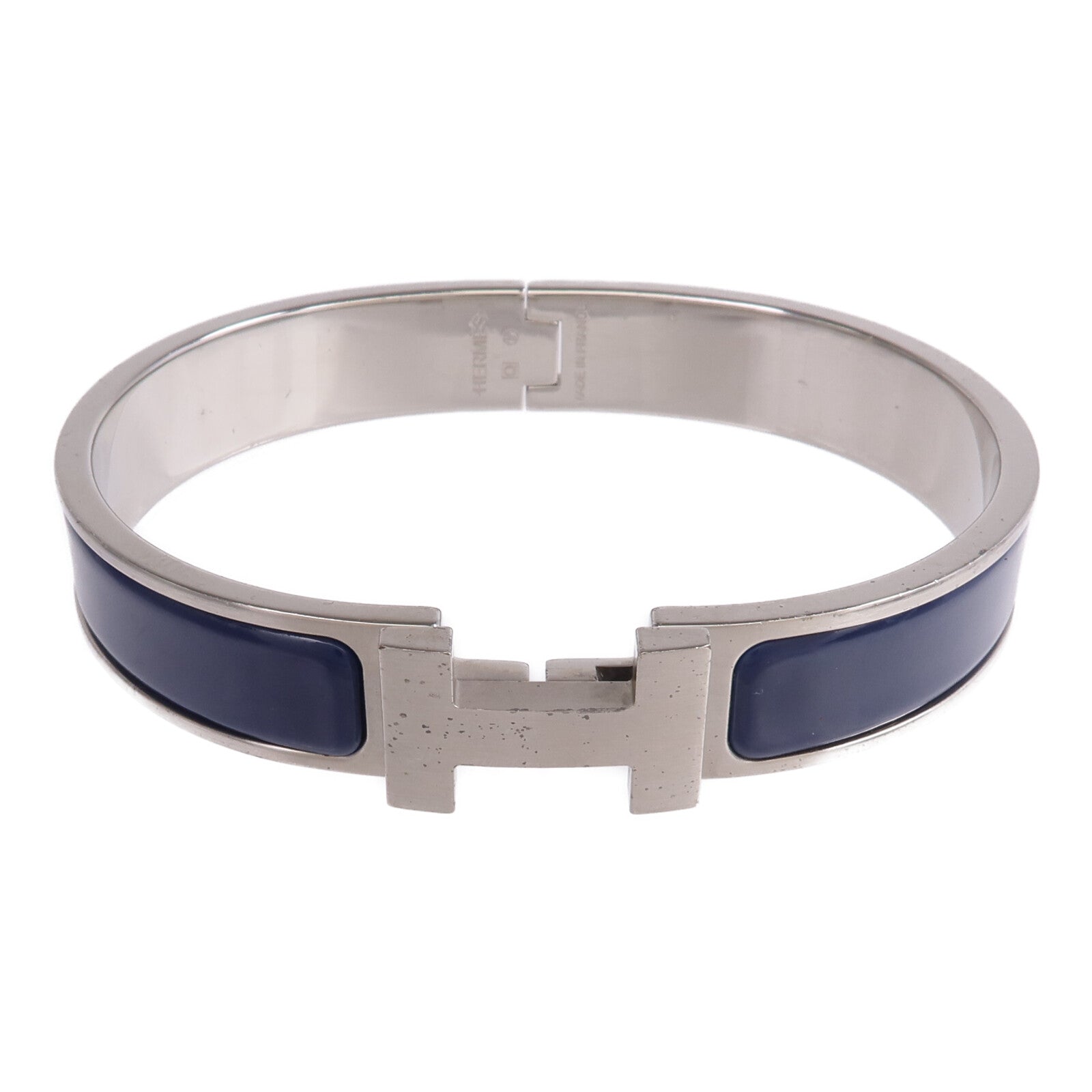 HERMES 金屬/琺瑯Clic H Bracelet手鐲