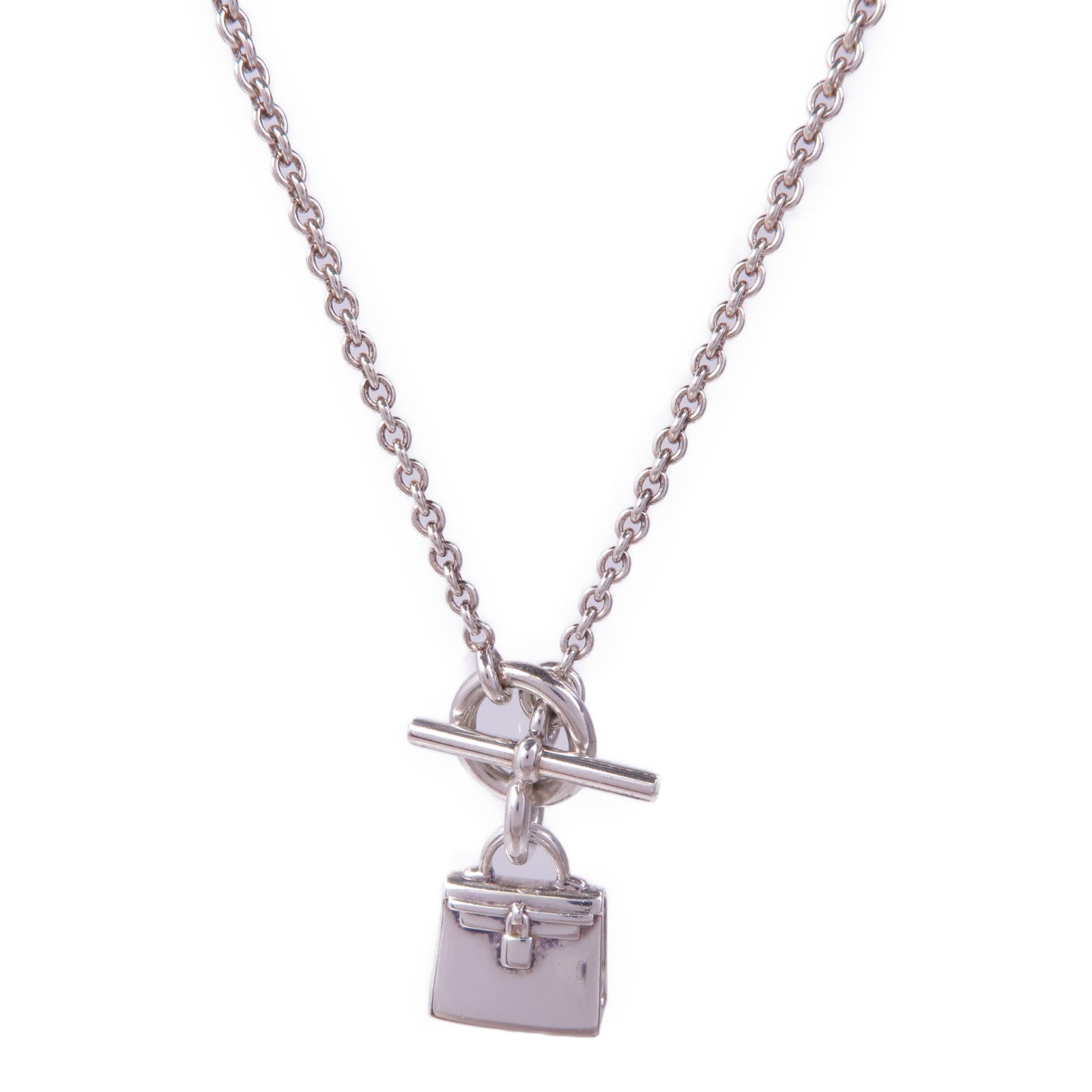 HERMES 925純銀Kelly Pendant項鍊