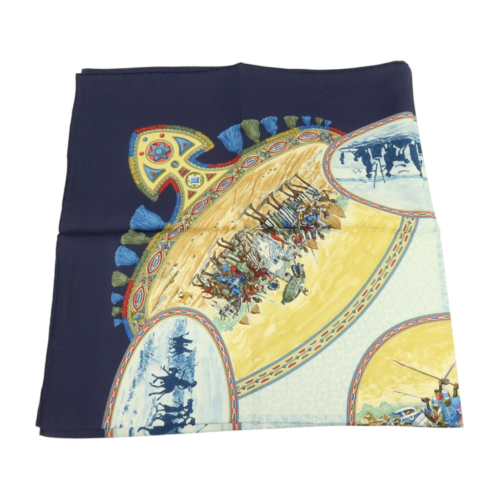 HERMES 絲質Scarf 90x90cm絲巾