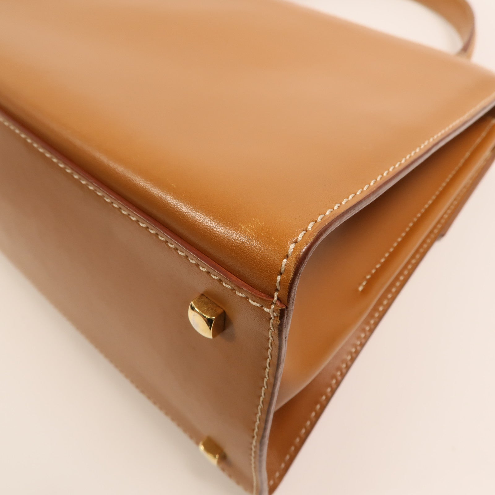 Salvatore Ferragamo 牛皮皮革Gancini Bag金扣手挽肩背兩用袋